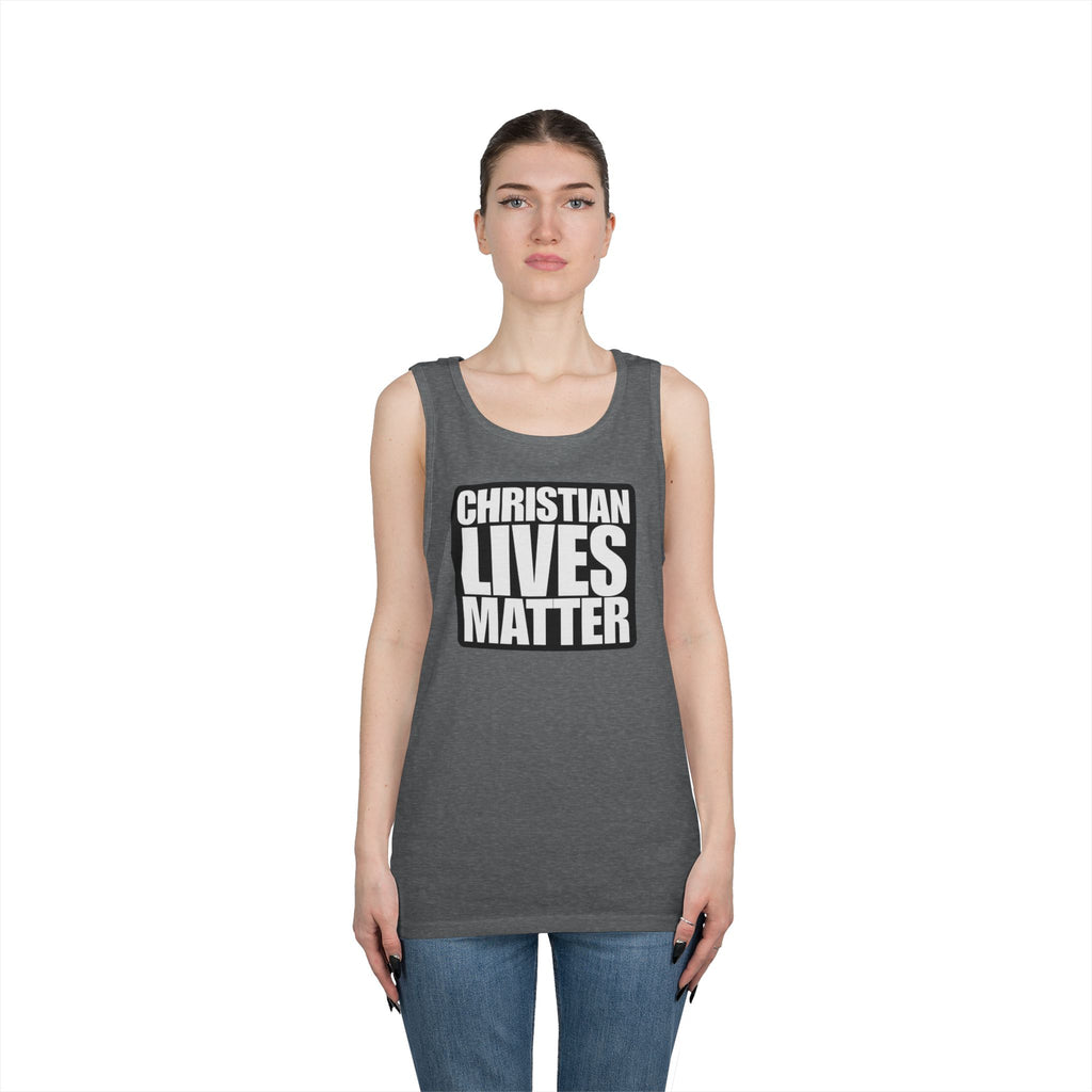 Christian Lives Matter Alt Design Heavy Cotton Tank Top
