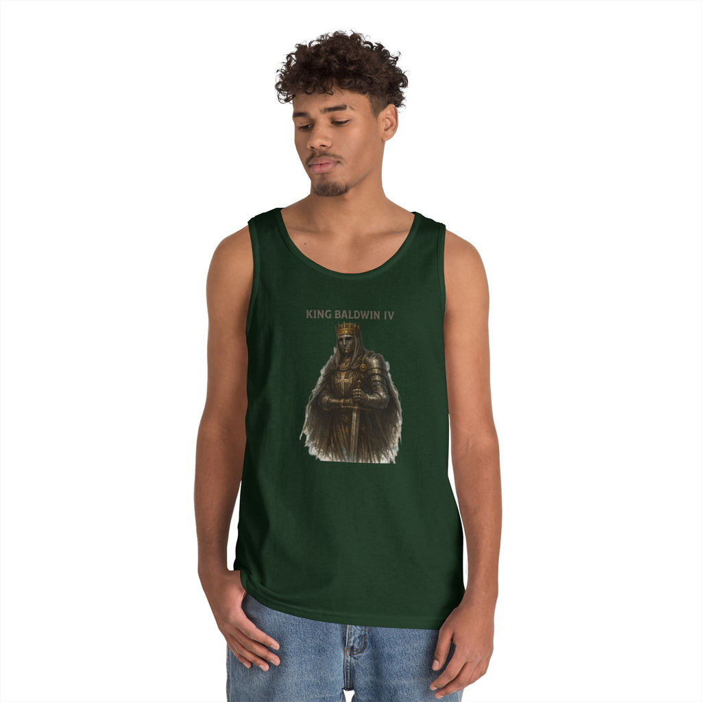 King Baldwin IV Unisex Heavy Cotton Tank Top