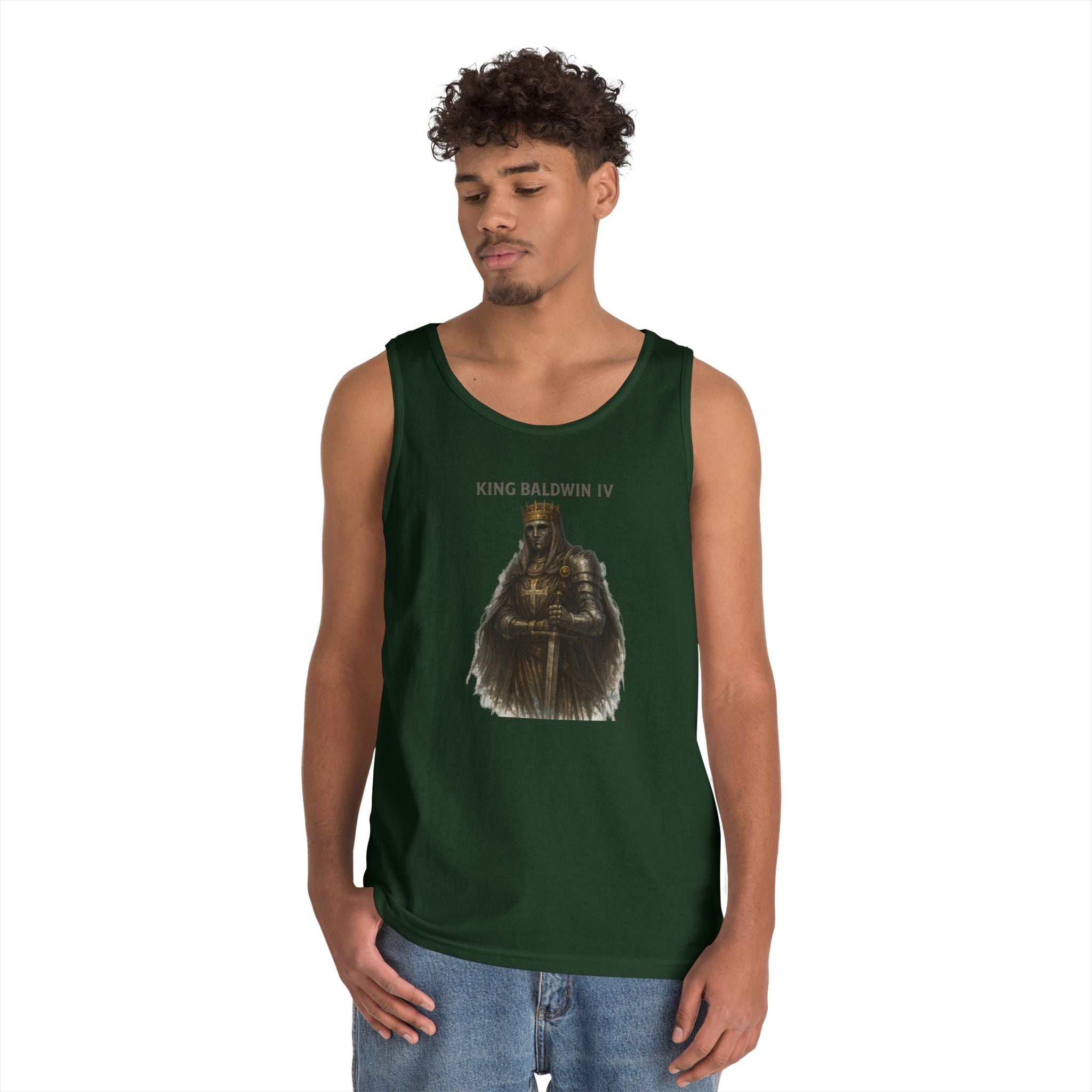 King Baldwin IV Unisex Heavy Cotton Tank Top