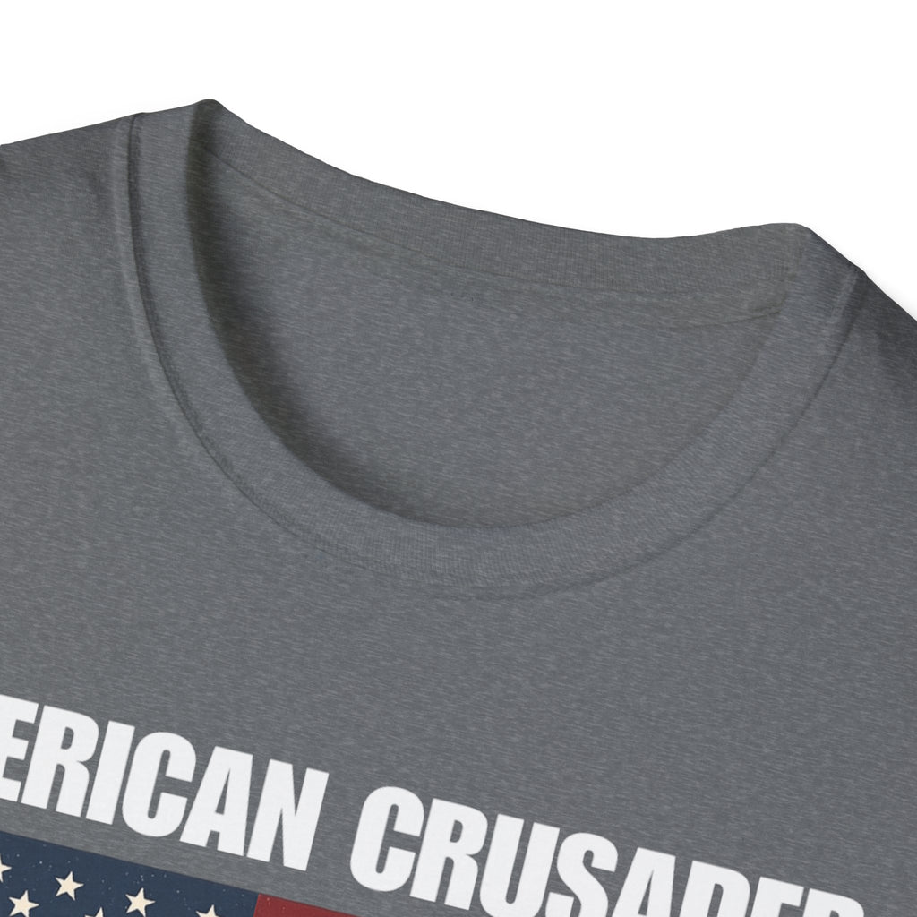 American Crusader Alt Color Design Softstyle Cotton T-Shirt