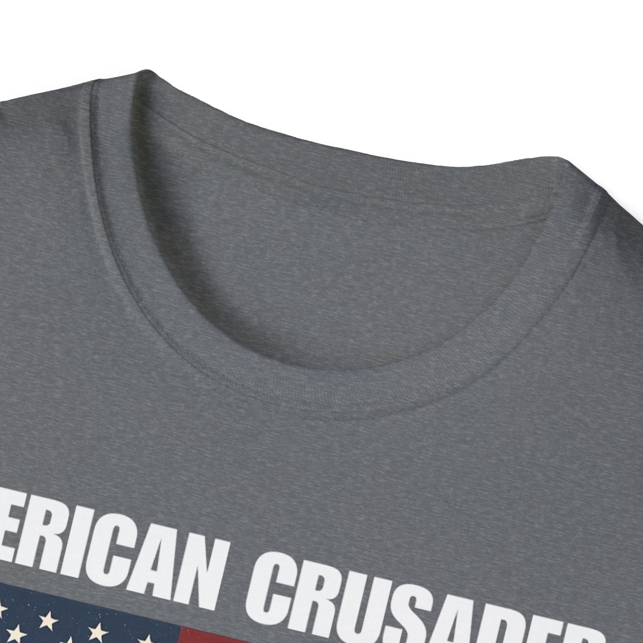 American Crusader Alt Color Design Softstyle Cotton T-Shirt