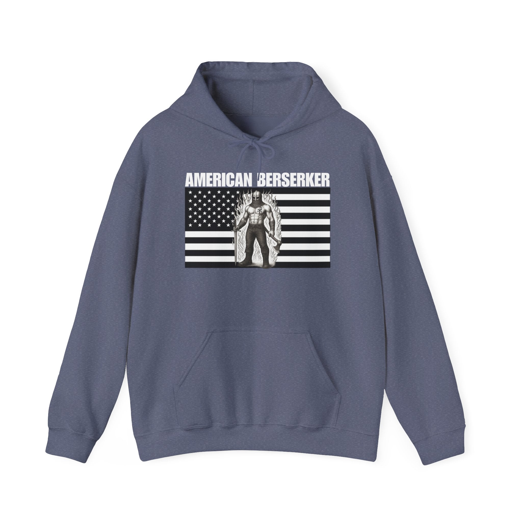American Berserker Pull Over Hoodie Sweatshirt