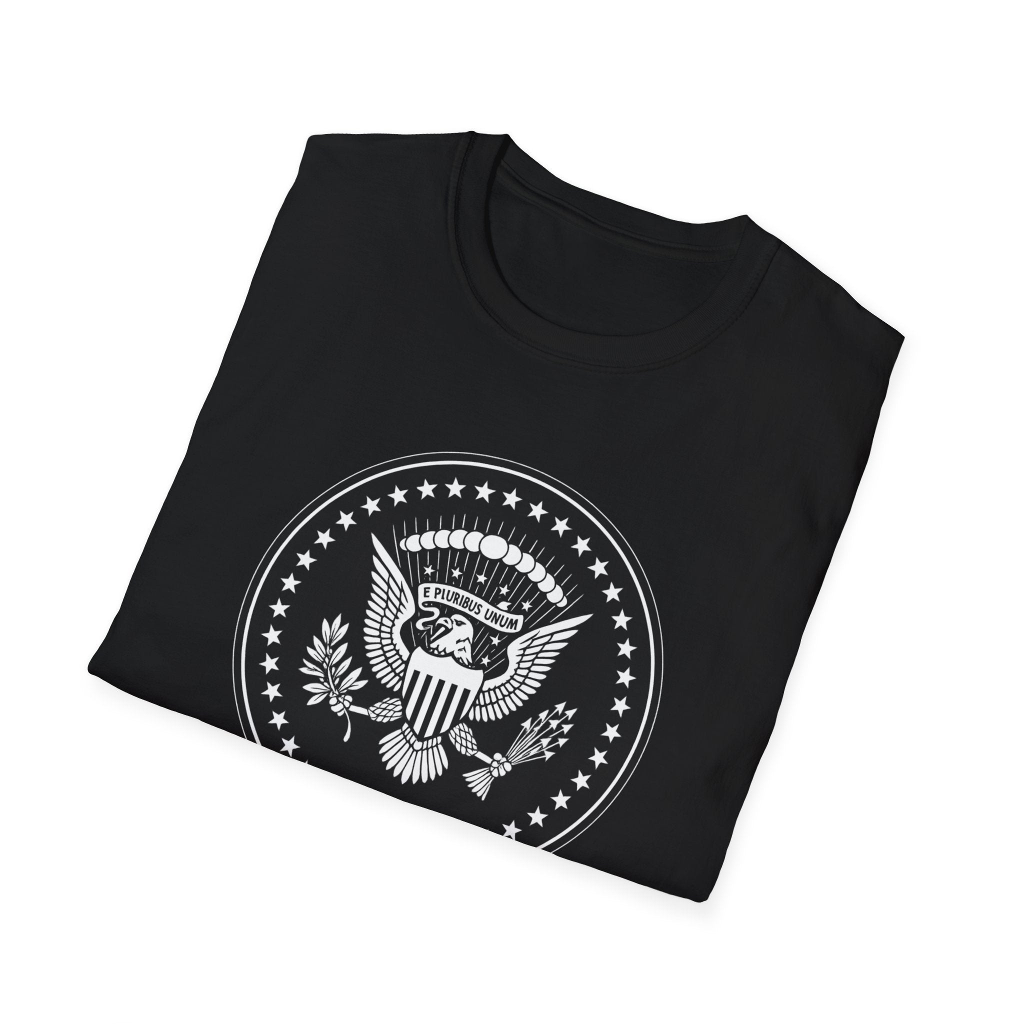 American Eagle Presidential Seal Design Graphic Cotton T-Shirt