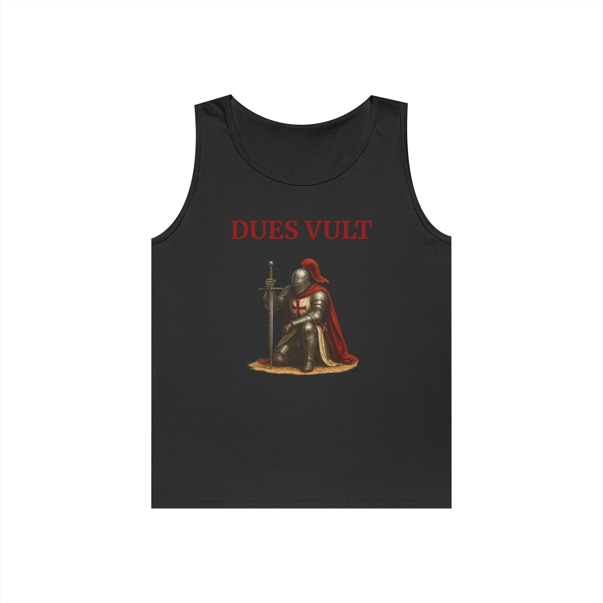 Knight-Inspired Dues Vult Crusader Tank Top