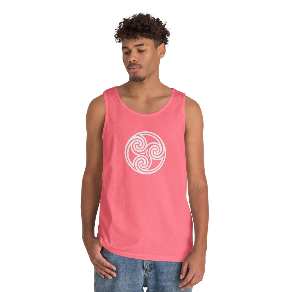 Triskele Symbol Unisex Heavy Cotton Tank Top