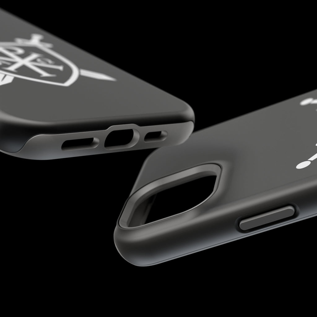 Swords and Shield Pi Chi Rho Graphic Design Magnetic Impact-Resistant Cases