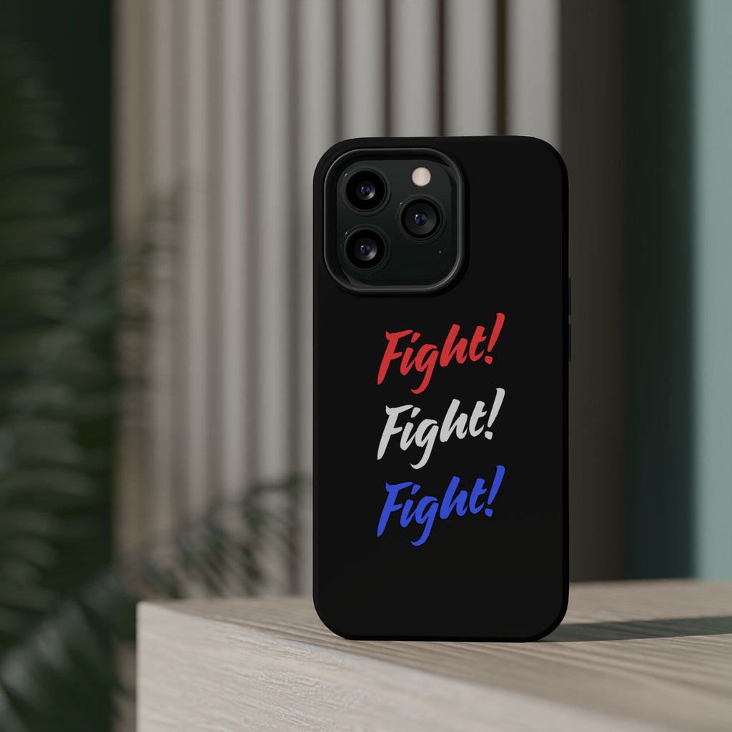 Magnetic Phone Cases, Motivational Phone Cover, Fight! Fight! Fight! Case, Personalized Phone Accessory, Unique Gift for Fighters
