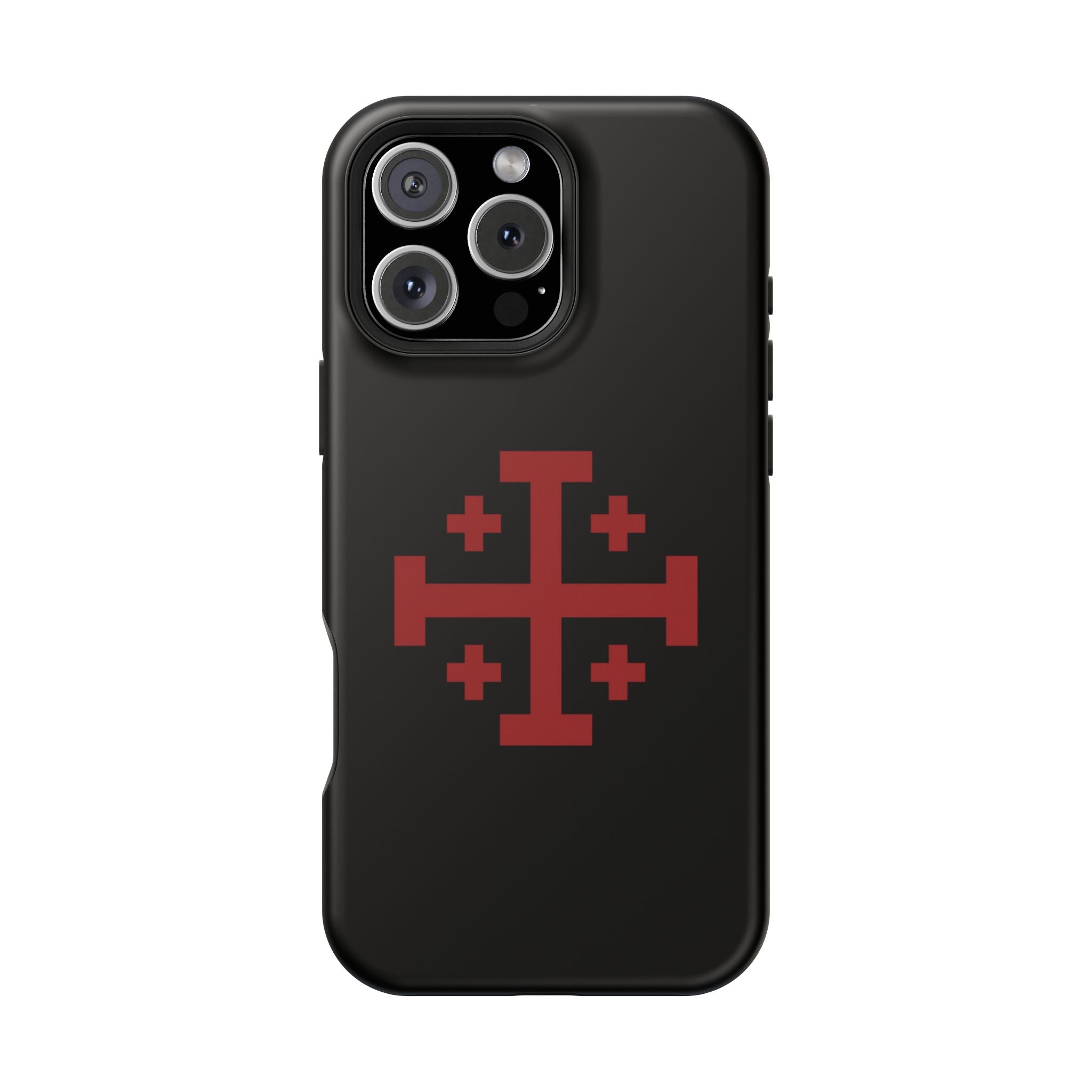 Cross Of Jerusalem Red Design Magnetic Impact-Resistant Cases