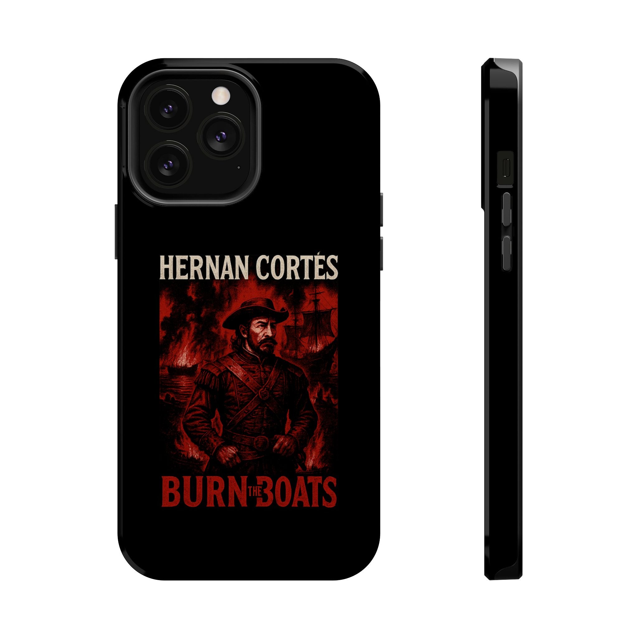 Hernan Cortes Impact-Resistant Magnetic Phone Case