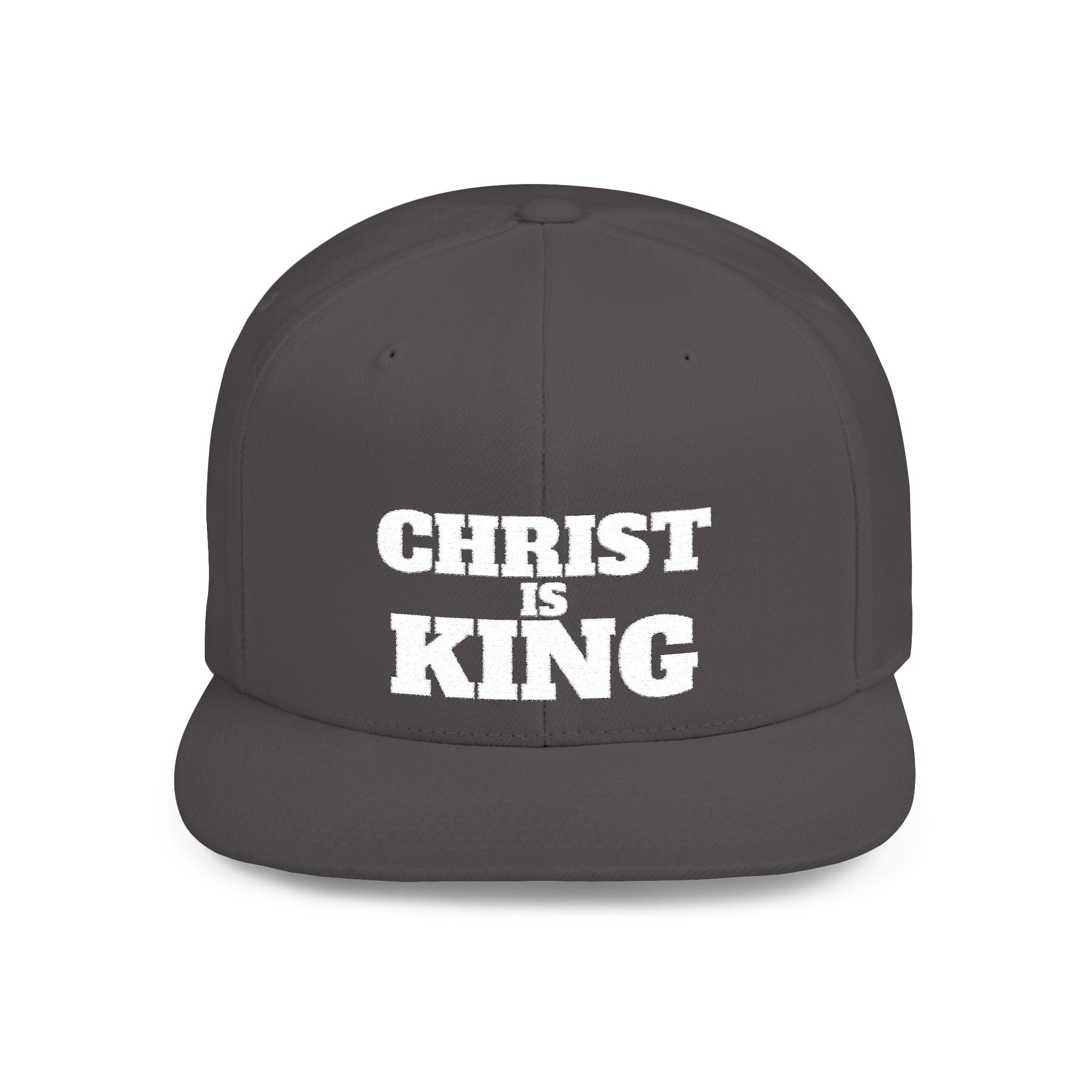 Christ is King Snapback Hat, Christ is King Flat Bill Cap
