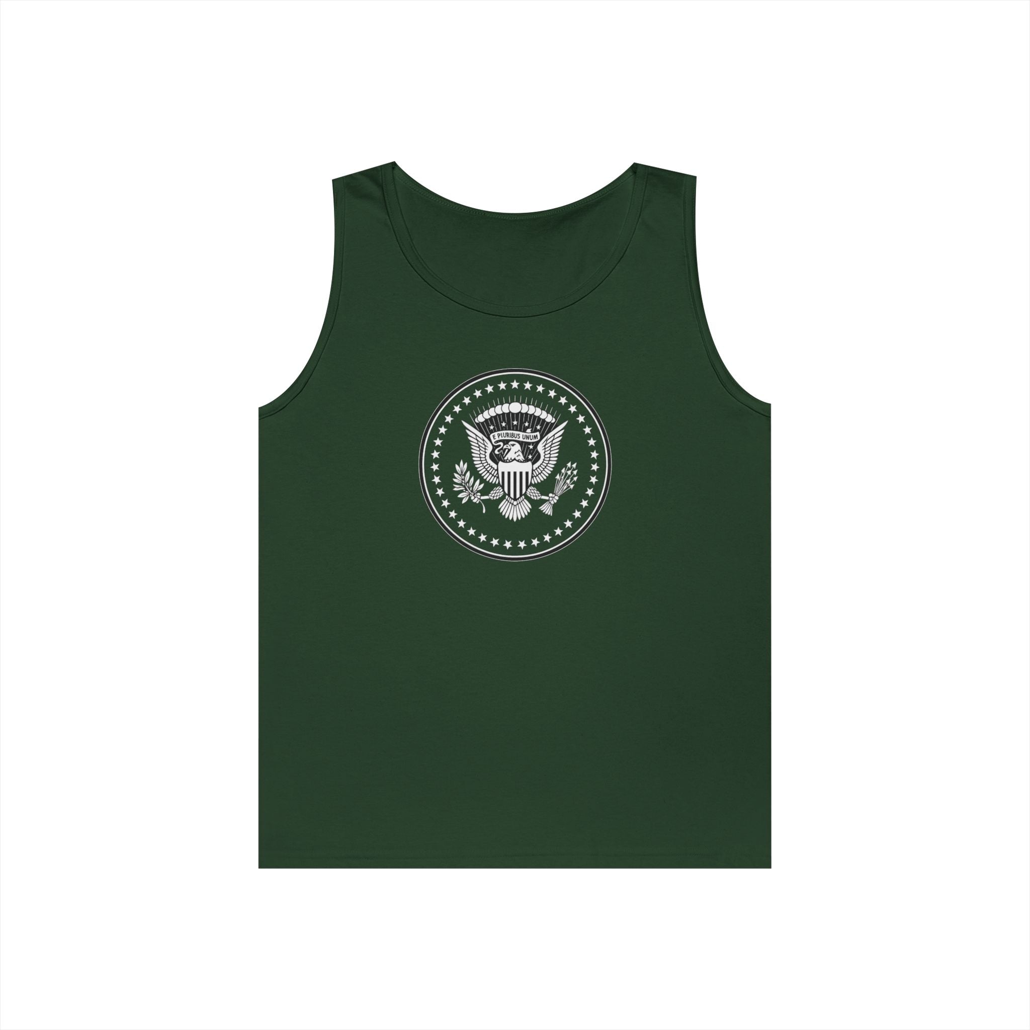 American Eagle Presidential Seal Transparent Design Unisex Heavy Cotton Tank Top