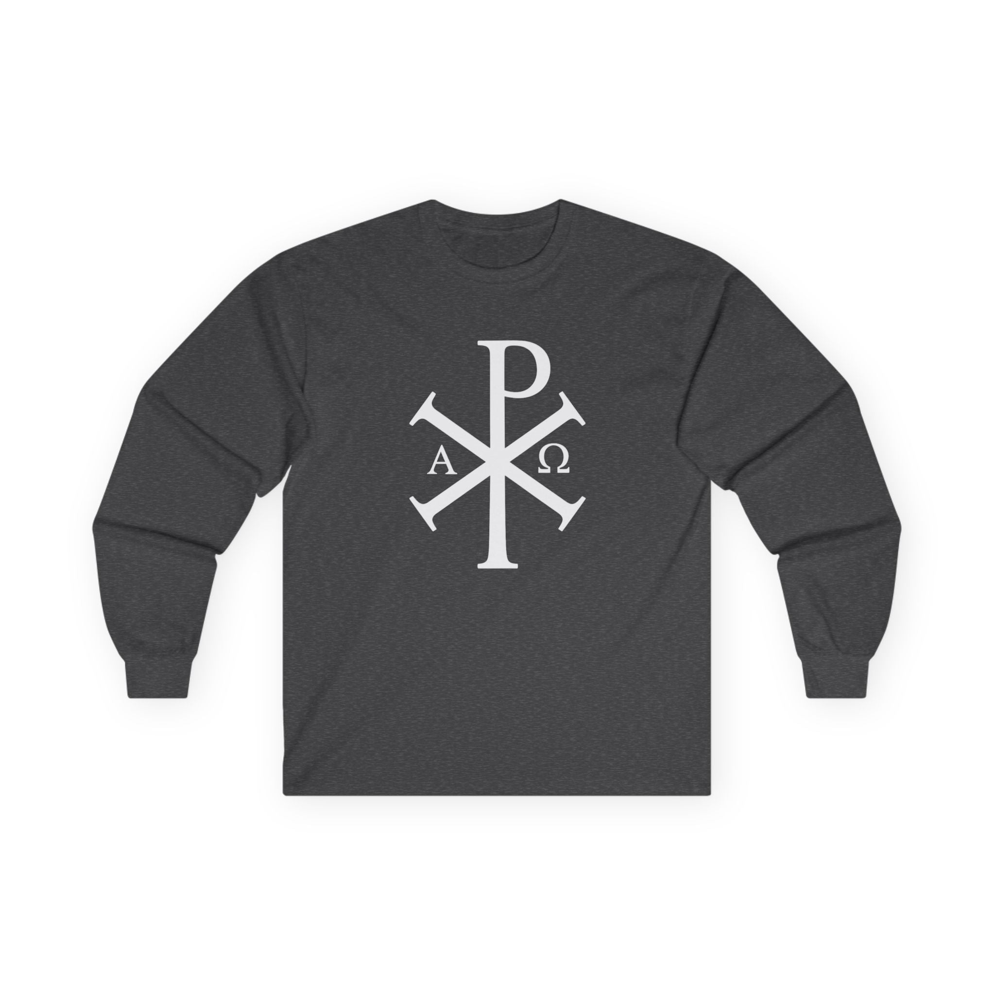 Stylish Long Sleeve T-Shirt with Pi Chi Rho Design