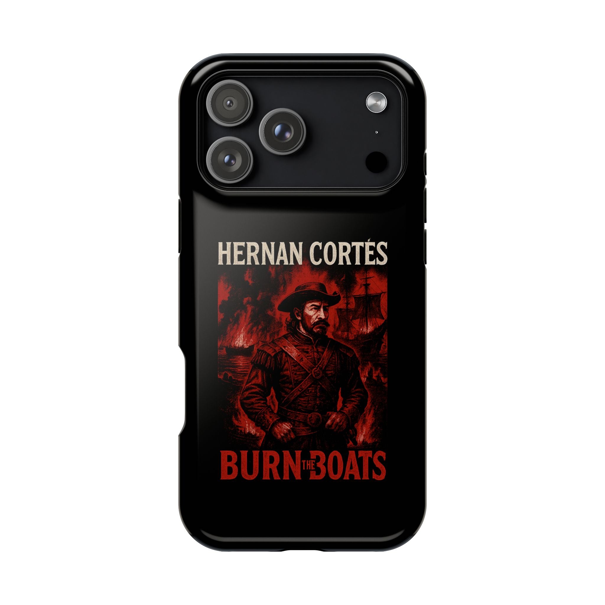 Hernan Cortes Impact-Resistant Magnetic Phone Case