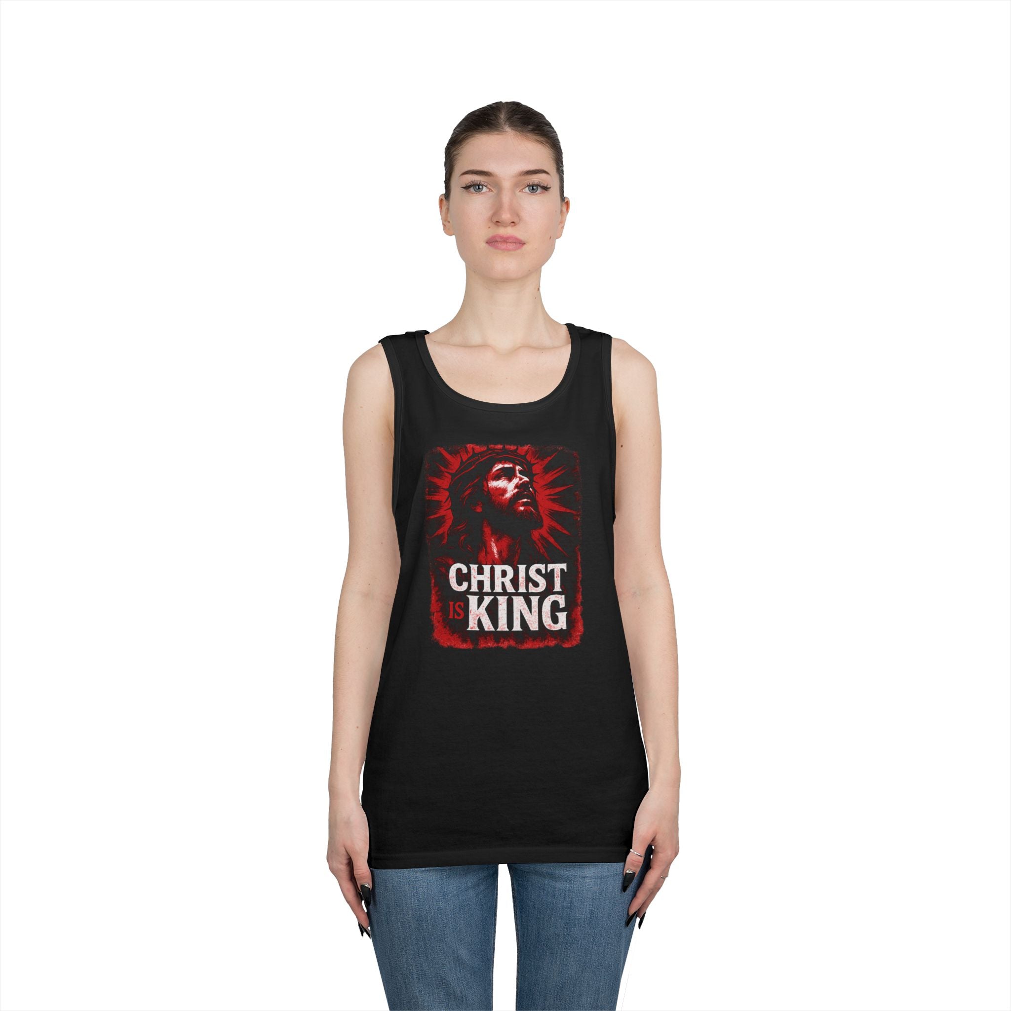 Christ is King Tank Top Alt Design