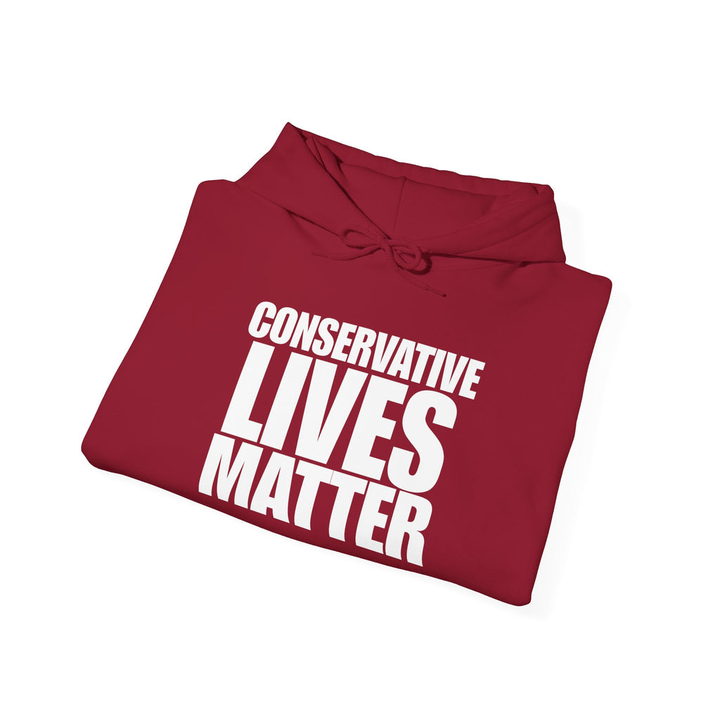 Conservative Lives Matter Pull Over Hoodie Sweatshirt