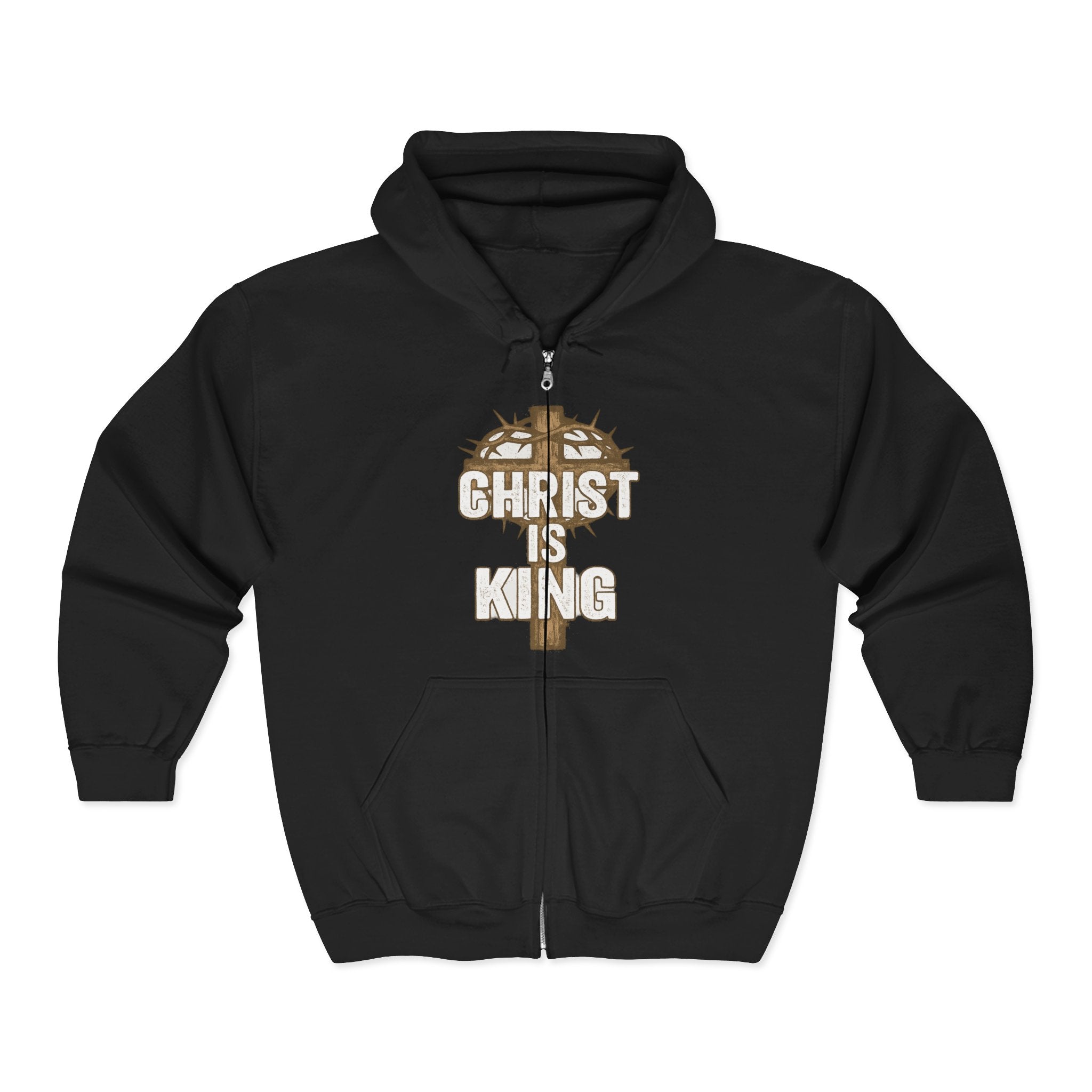 Christ is King Zip-Up Hoodie, Christ is King Sweatshirt