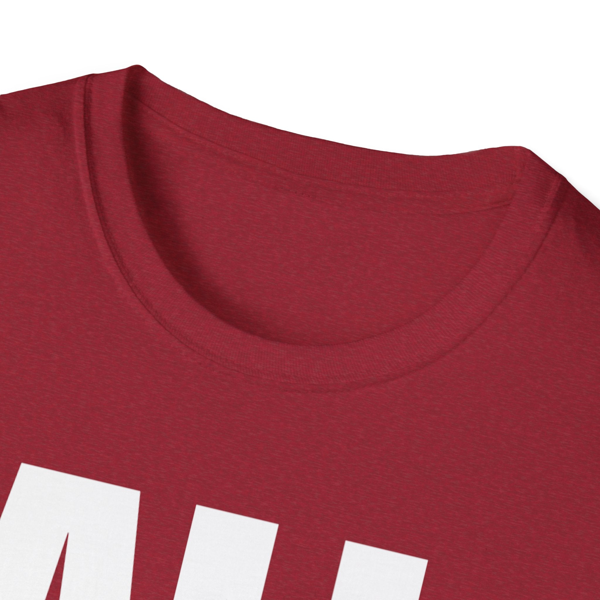 All Lives Matter White Text Softstyle Cotton Shirt T-Shirt