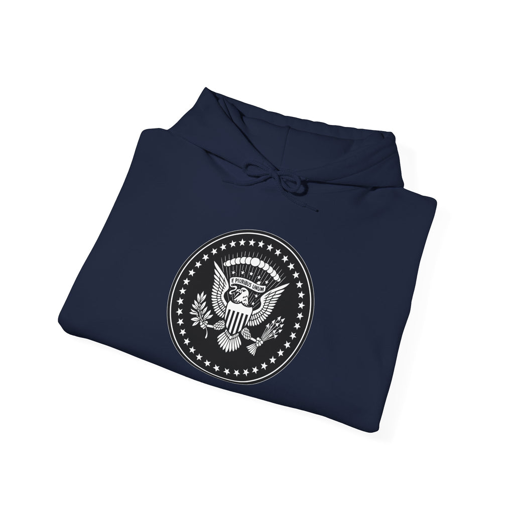 Presidential Seal American Eagle Graphic Pull Over Hoodie Sweatshirt