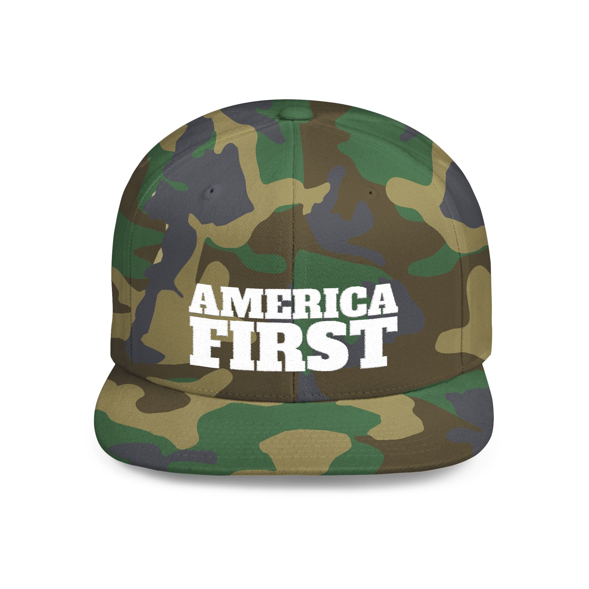 America First Snapback Cap, America First Adjustable Baseball Cap
