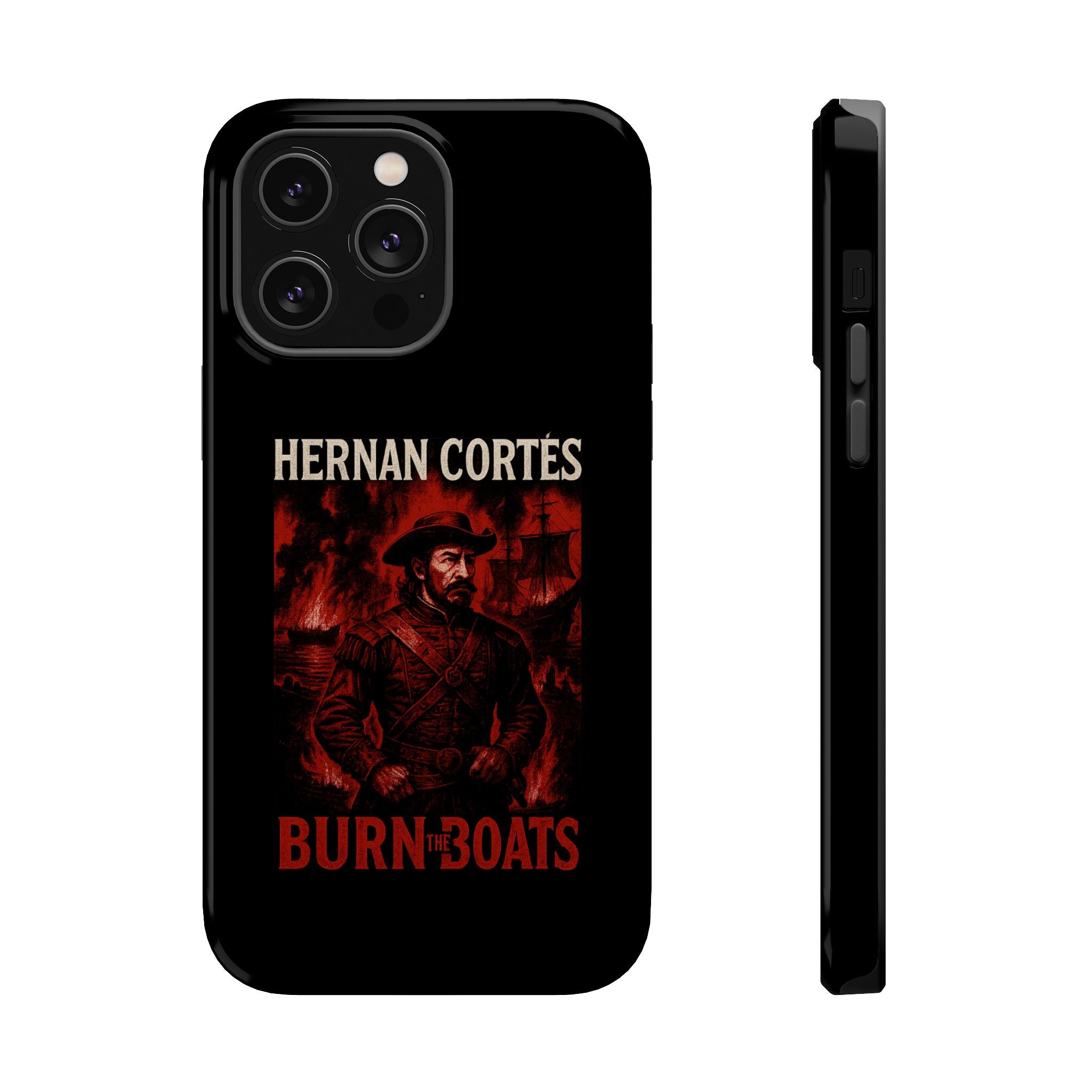Hernan Cortes Impact-Resistant Magnetic Phone Case