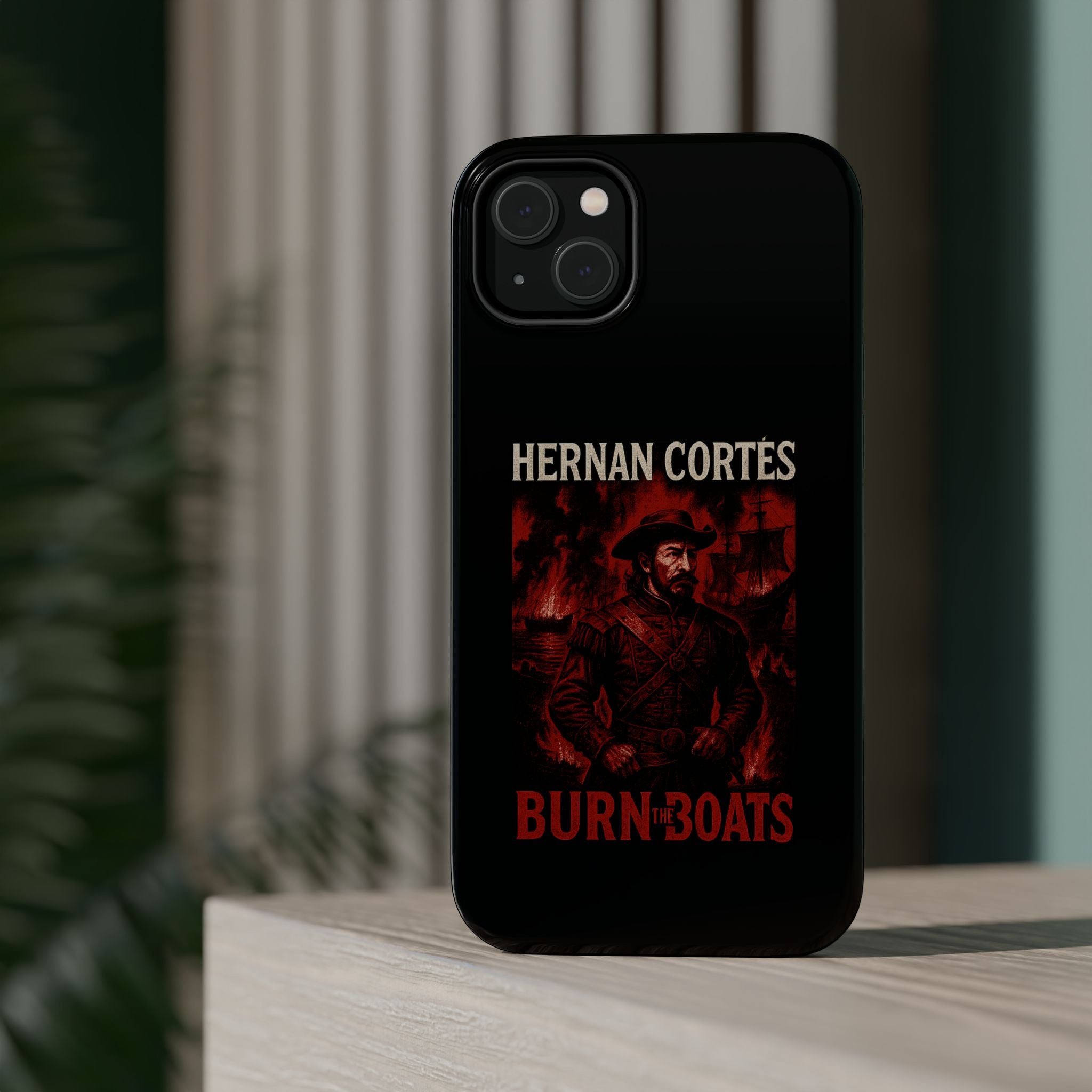 Hernan Cortes Impact-Resistant Magnetic Phone Case