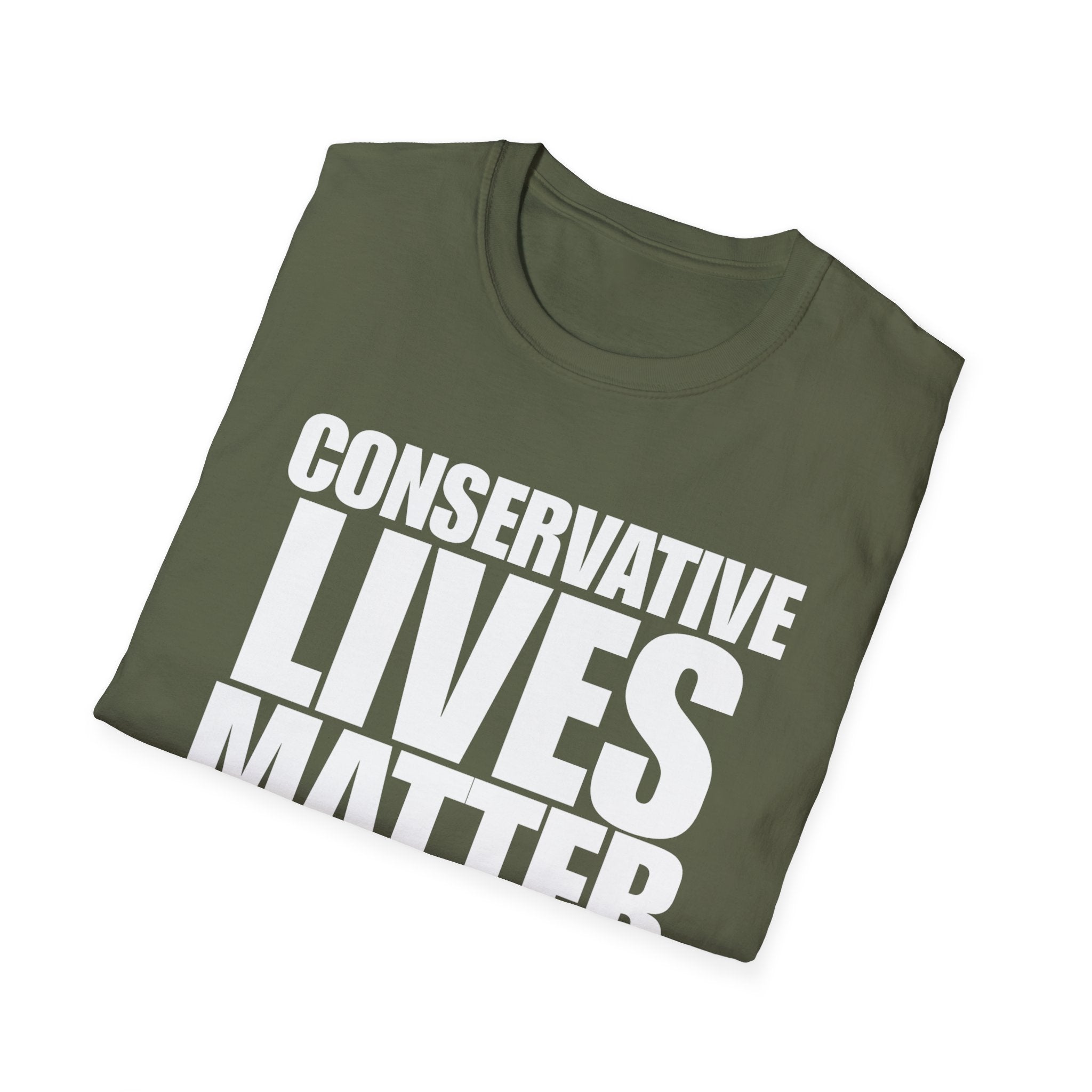 Conservative Lives Matter Graphic Cotton T-Shirt
