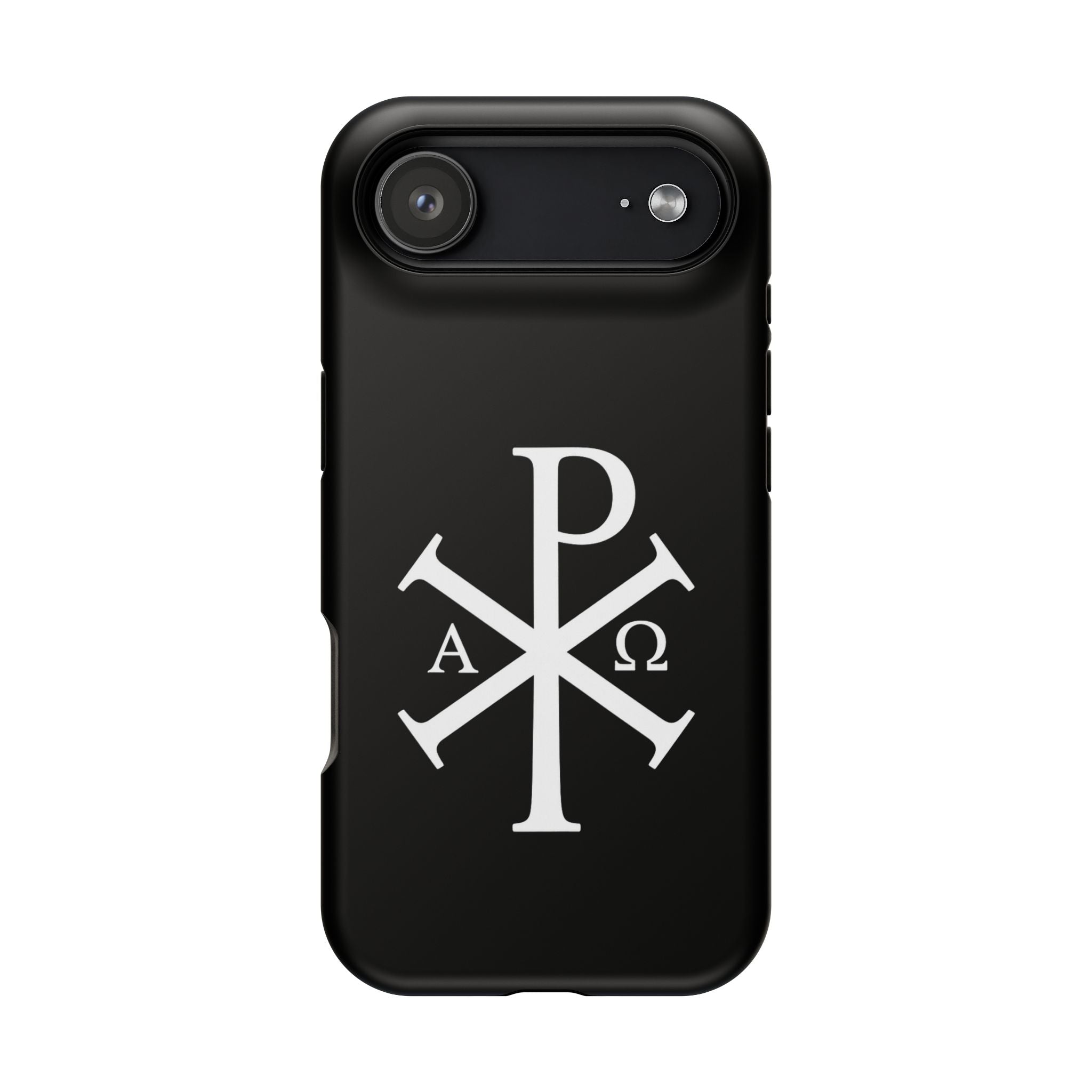 Pi Chi Rho White Design Magnetic Impact-Resistant Cases
