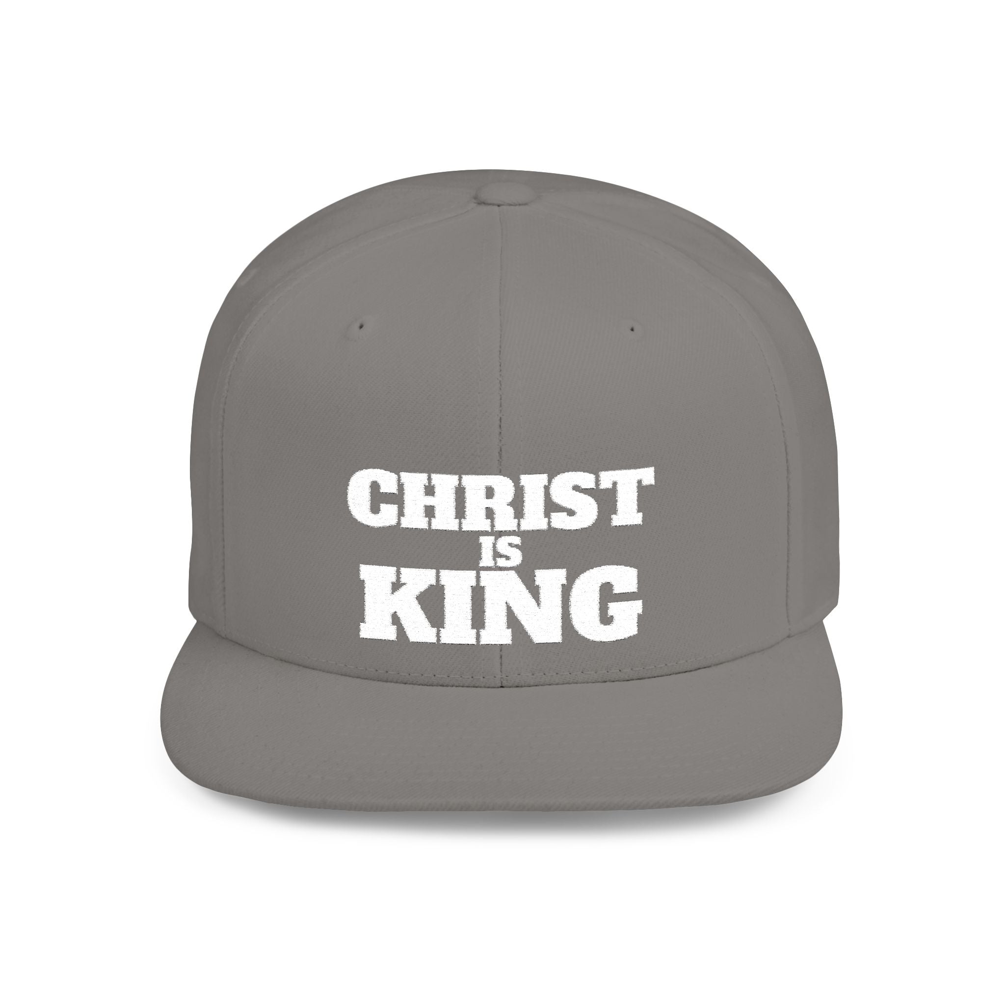 Christ is King Snapback Hat, Christ is King Flat Bill Cap