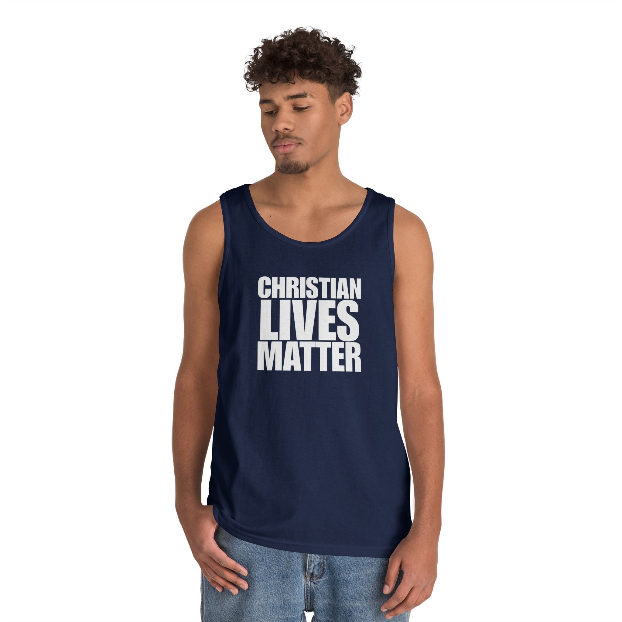 Christian Lives Matter Heavy Cotton Tank Top