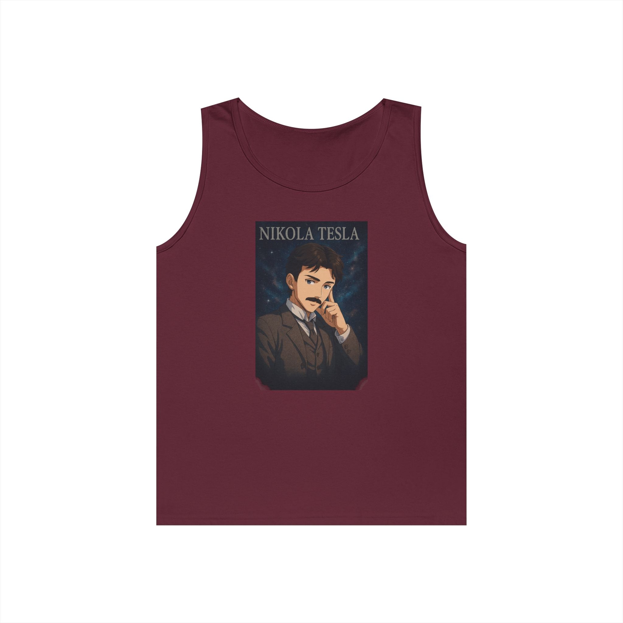Nikola Tesla Unisex Heavy Cotton Tank Top