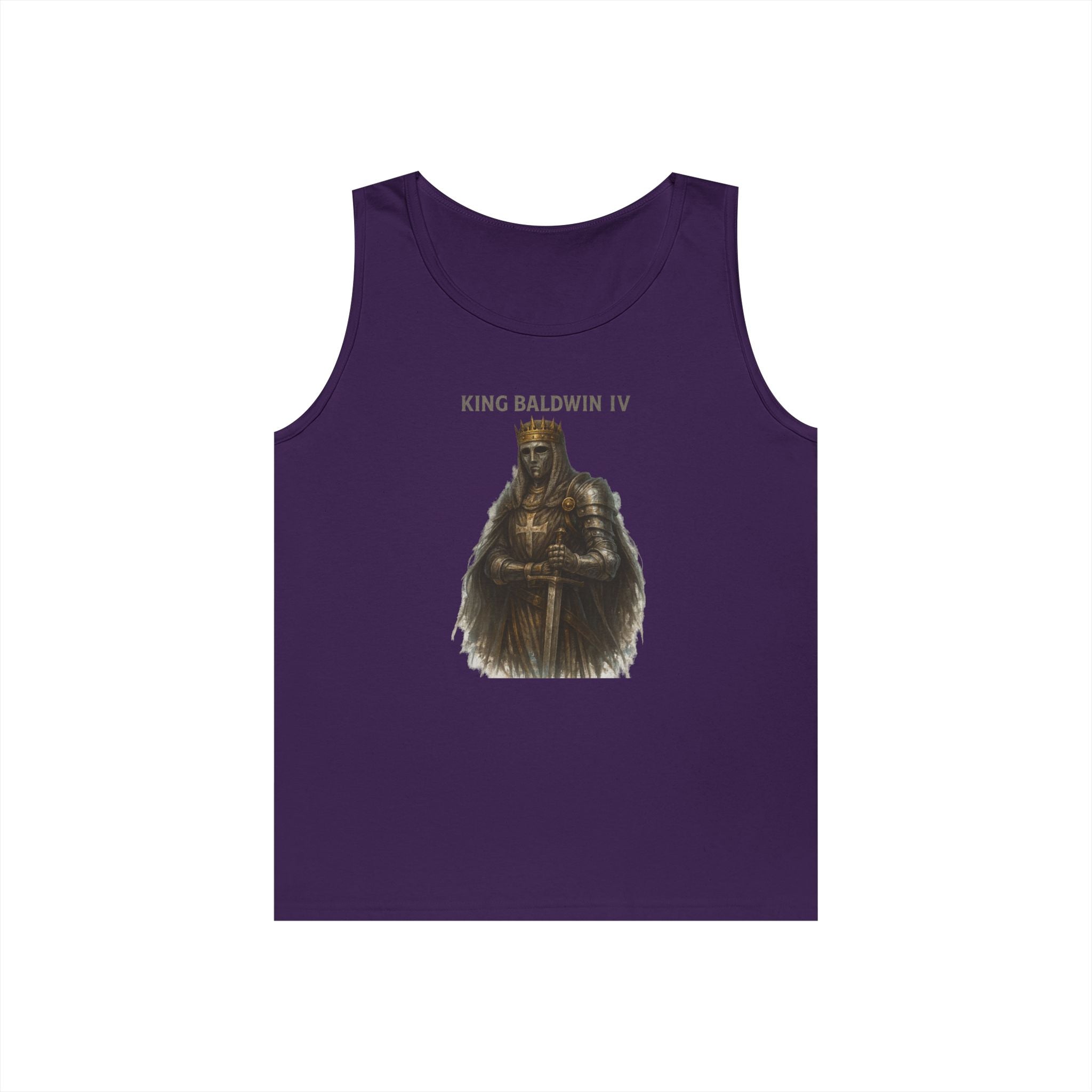 King Baldwin IV Unisex Heavy Cotton Tank Top