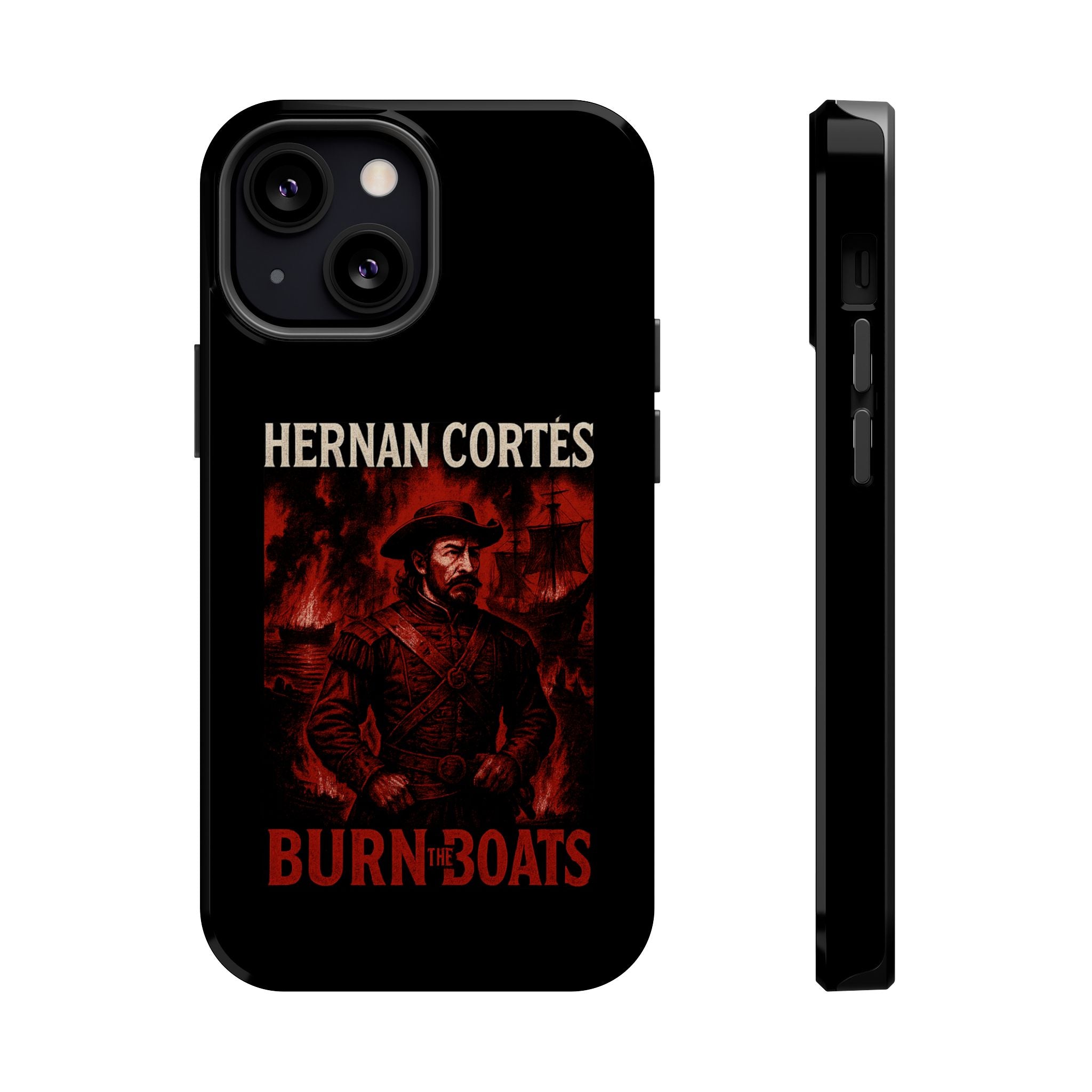 Hernan Cortes Impact-Resistant Magnetic Phone Case