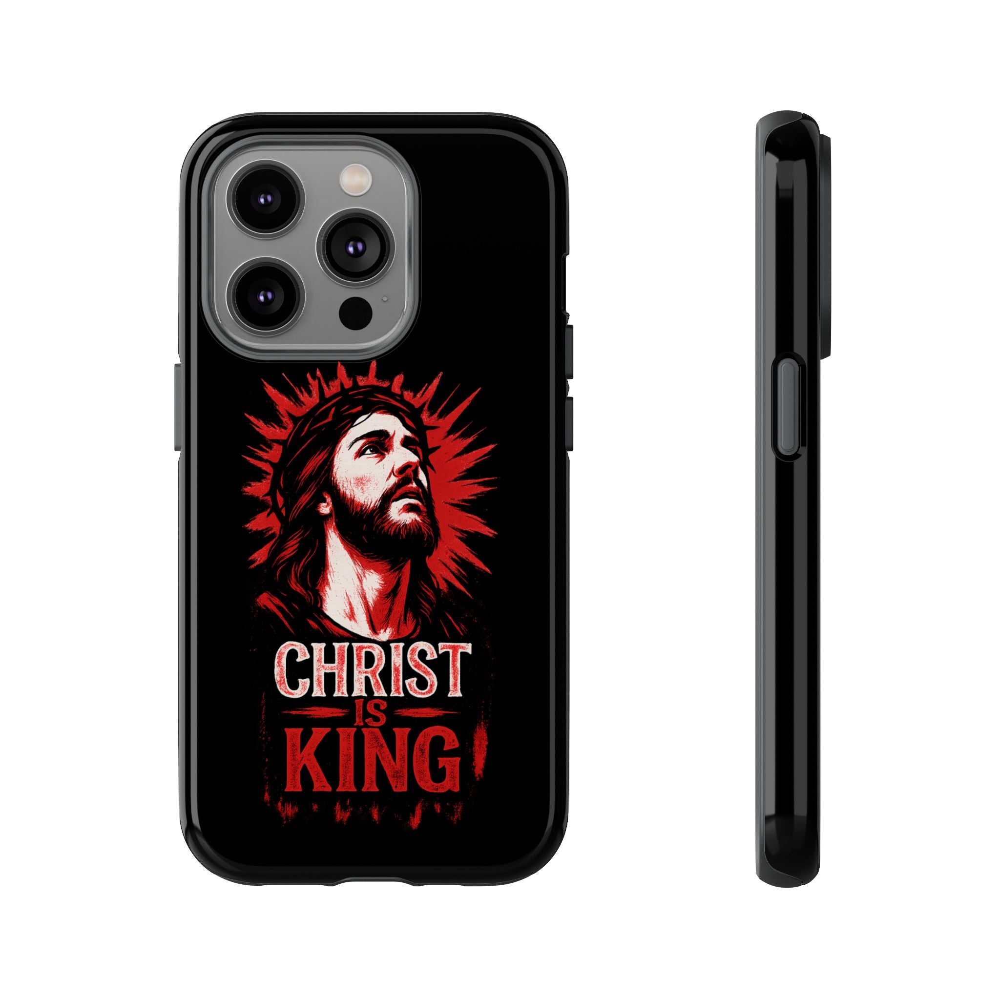 Christ is King Phone Case, Tough Phone Cover for Christian Faith