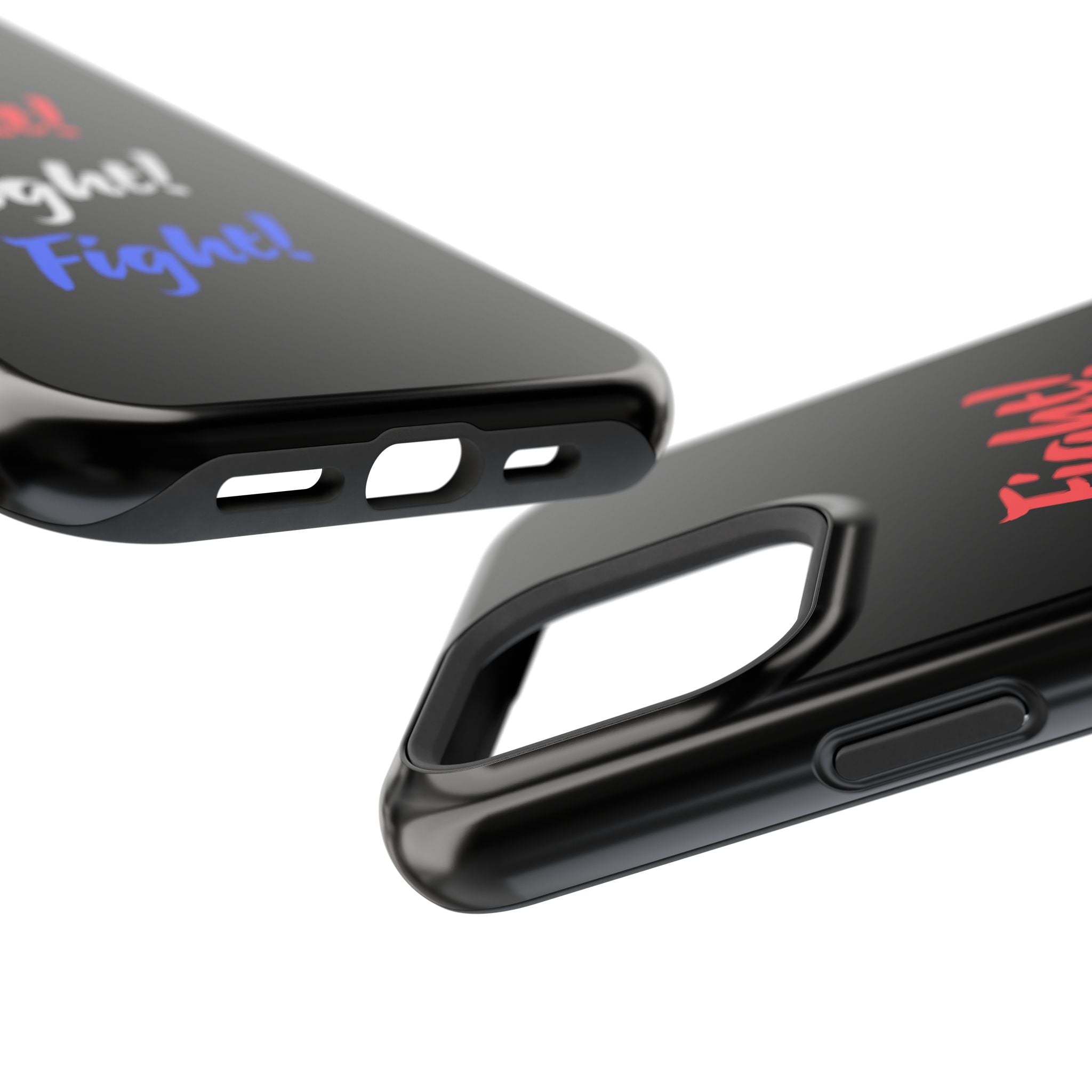 Magnetic Phone Cases, Motivational Phone Cover, Fight! Fight! Fight! Case, Personalized Phone Accessory, Unique Gift for Fighters