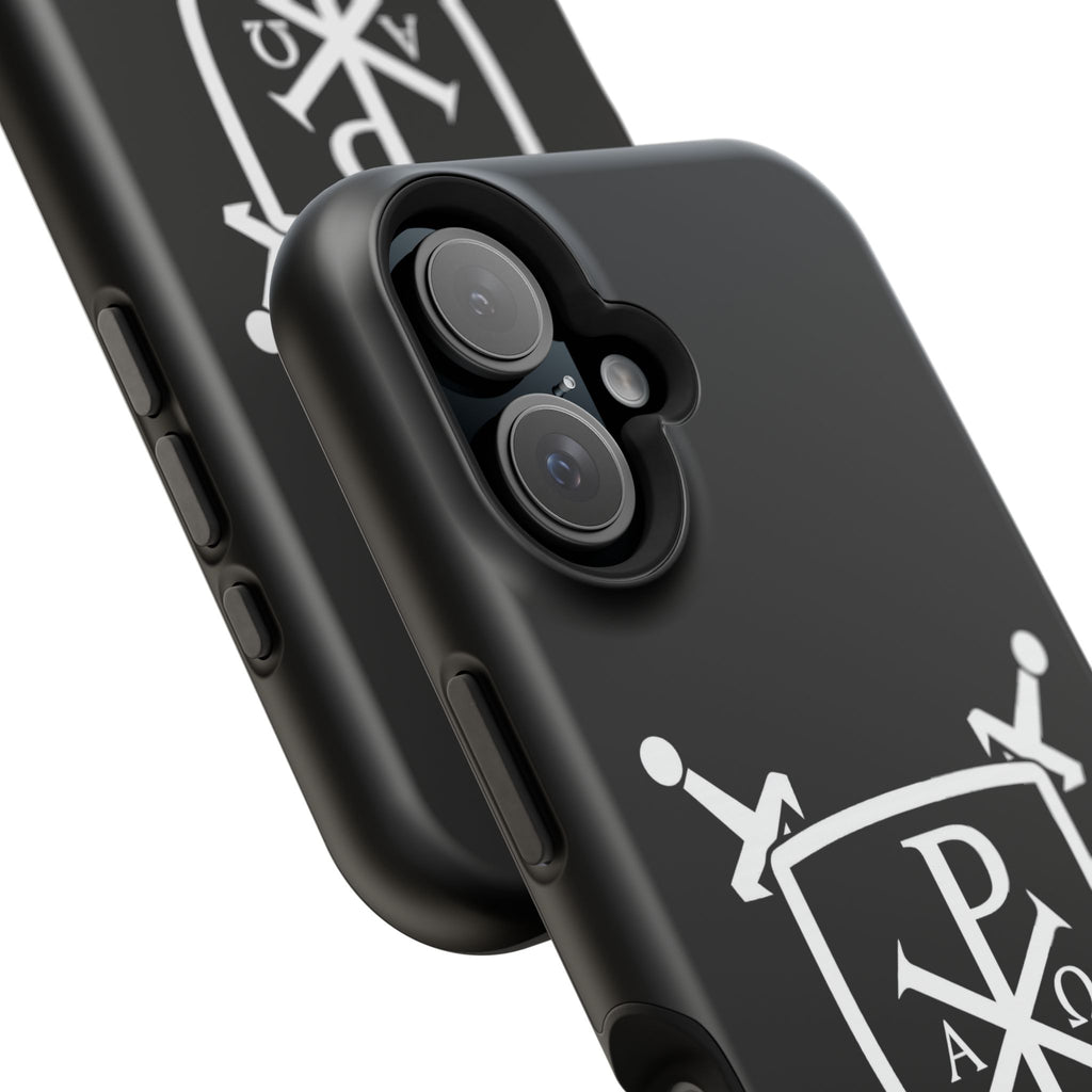 Swords and Shield Pi Chi Rho Graphic Design Magnetic Impact-Resistant Cases