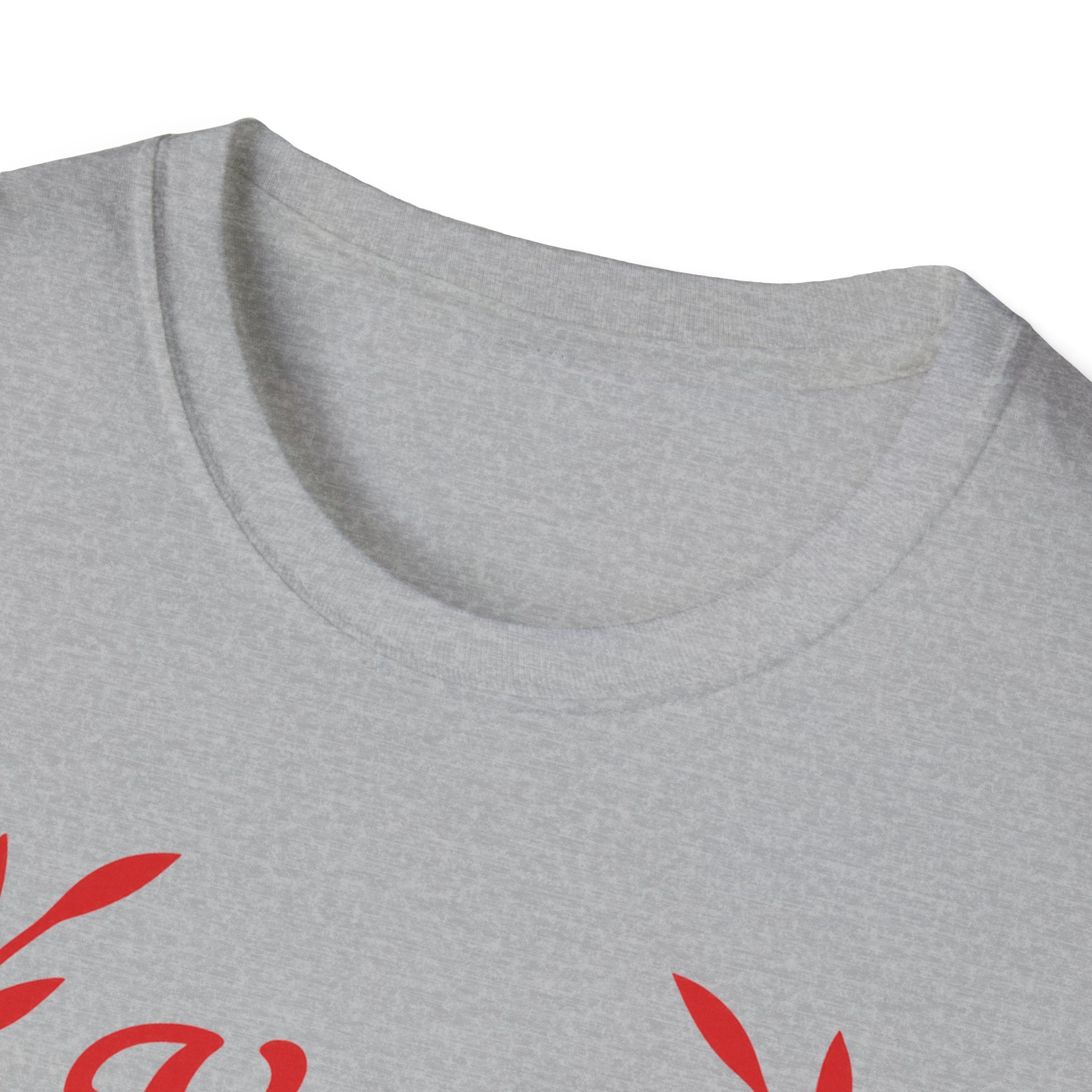 Veni Vidi Vici Light Red Design Softstyle Cotton T-Shirt