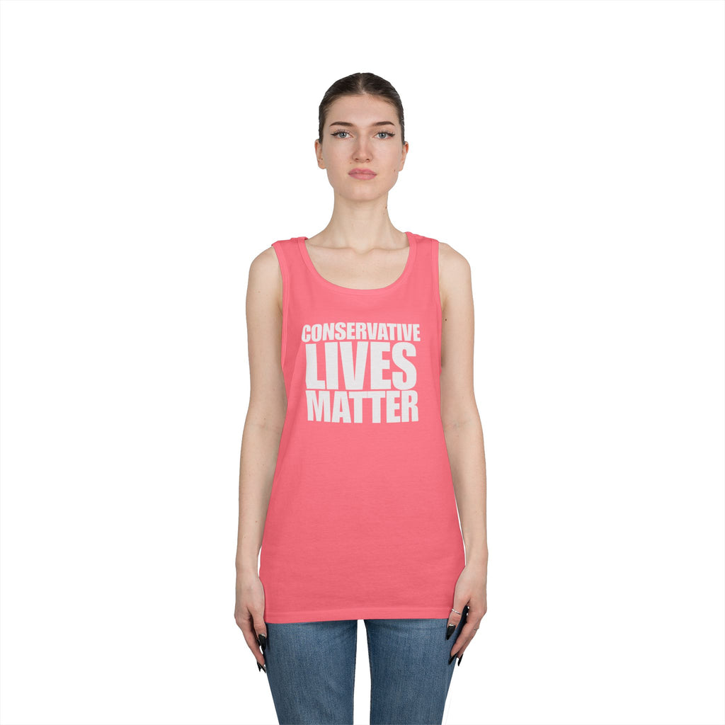 Conservative Lives Matter Heavy Cotton Tank Top