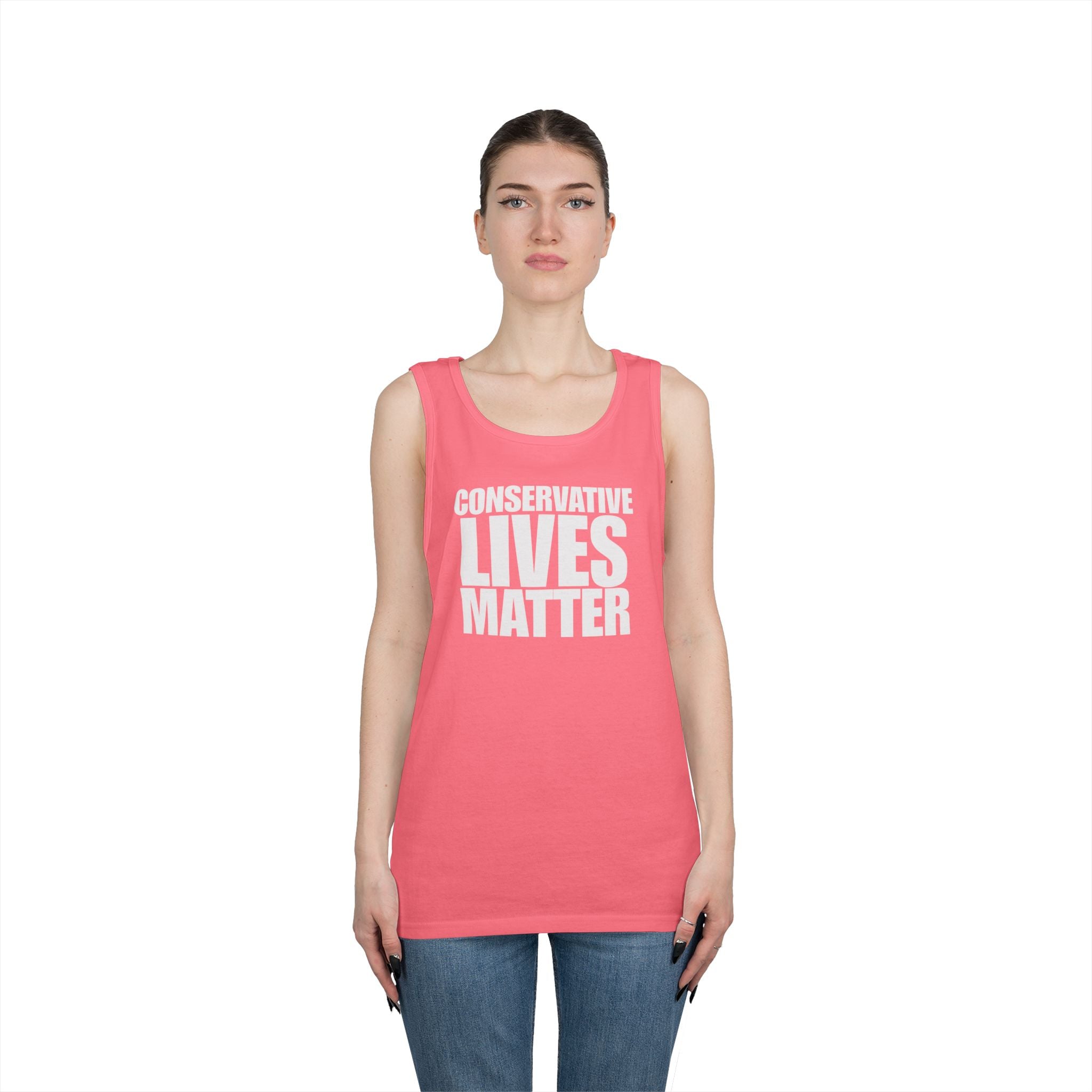 Conservative Lives Matter Heavy Cotton Tank Top