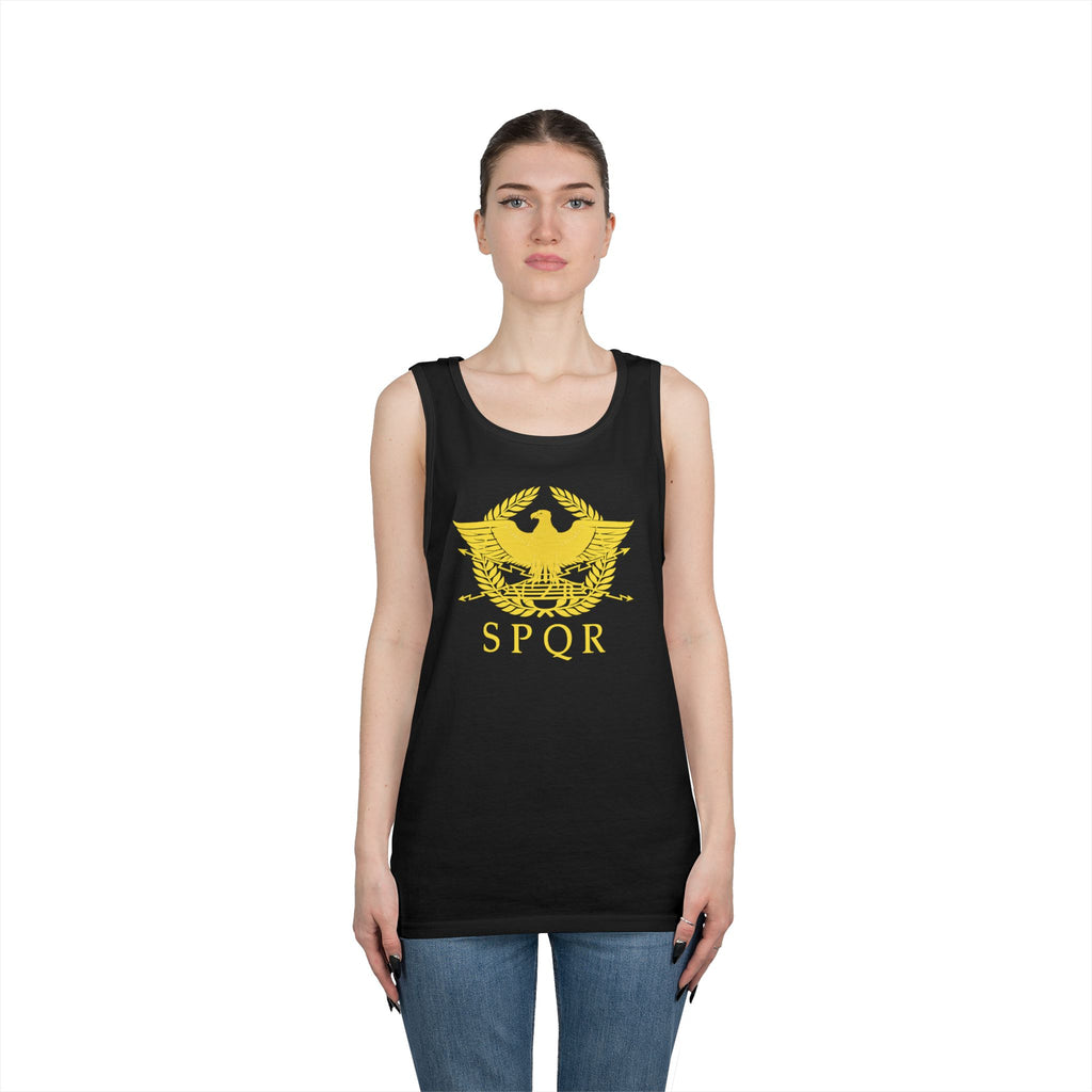 Roman Eagle SPQR Unisex Heavy Cotton Tank Top