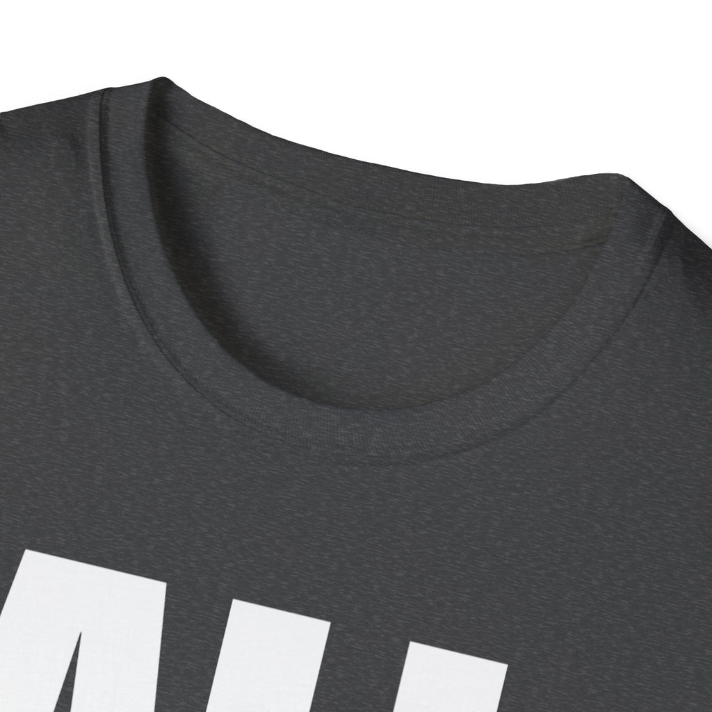 All Lives Matter White Text Softstyle Cotton Shirt T-Shirt