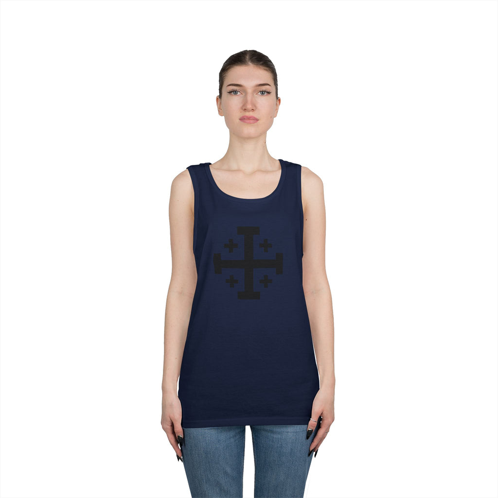 Cross of Jerusalem Unisex Graphic Tank Top