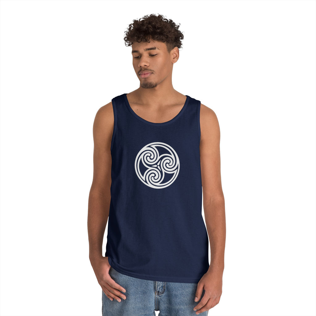 Triskele Symbol Unisex Heavy Cotton Tank Top