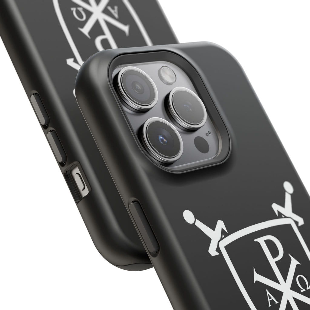 Swords and Shield Pi Chi Rho Graphic Design Magnetic Impact-Resistant Cases