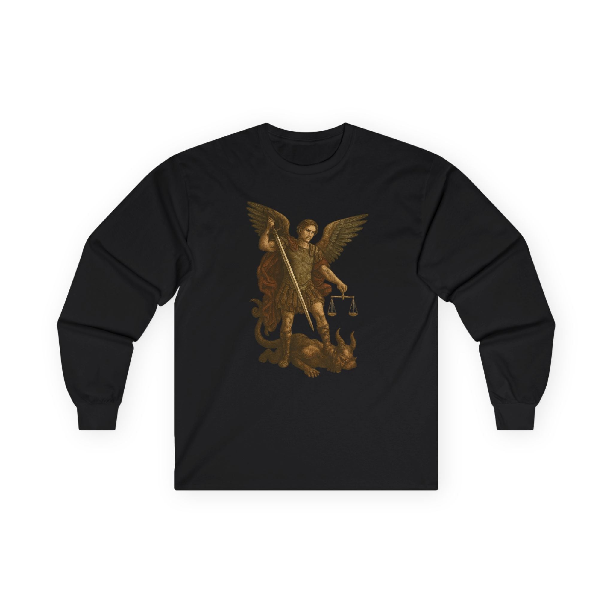 Michael the Archangel Graphic (Image Only) Long Sleeve Tee