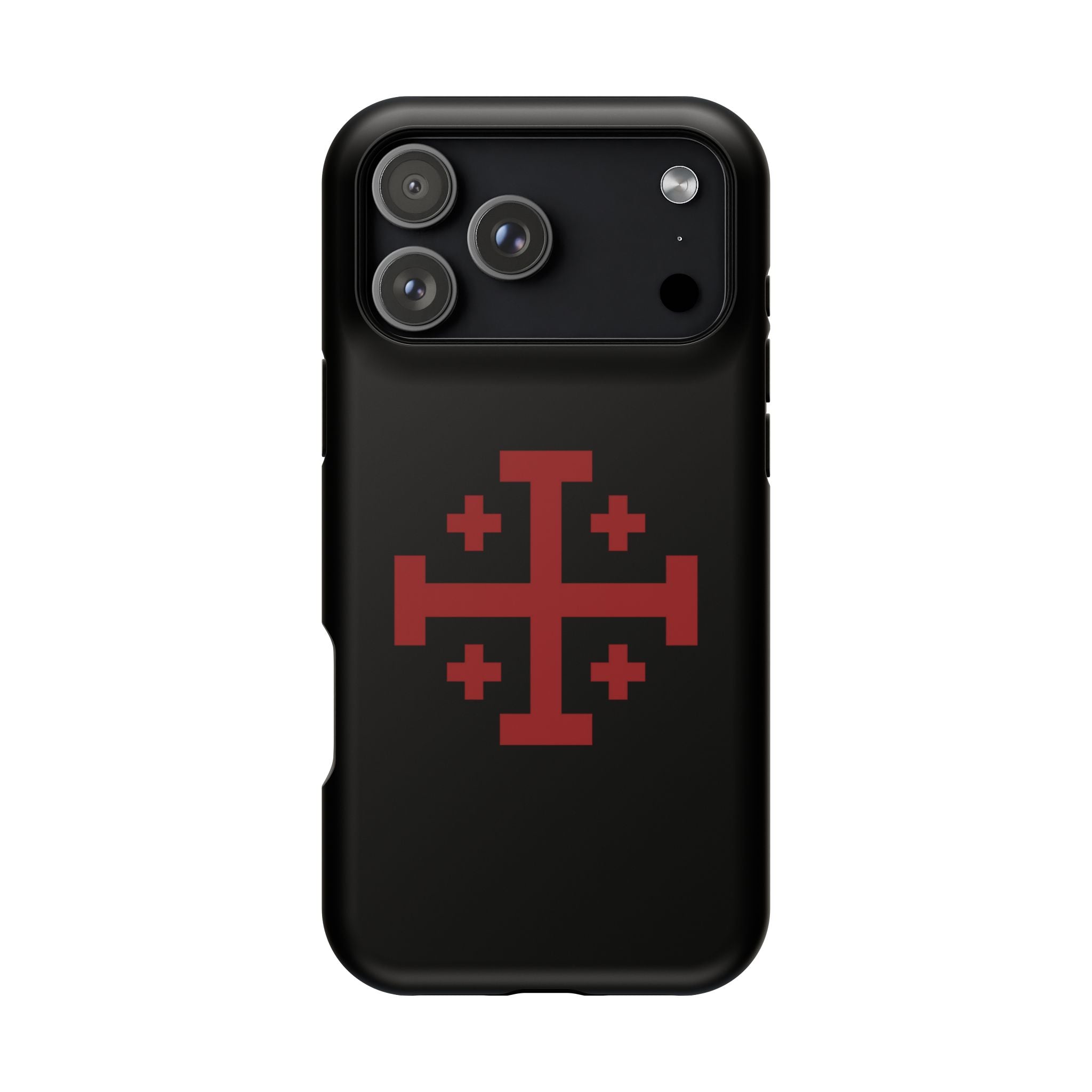 Cross Of Jerusalem Red Design Magnetic Impact-Resistant Cases