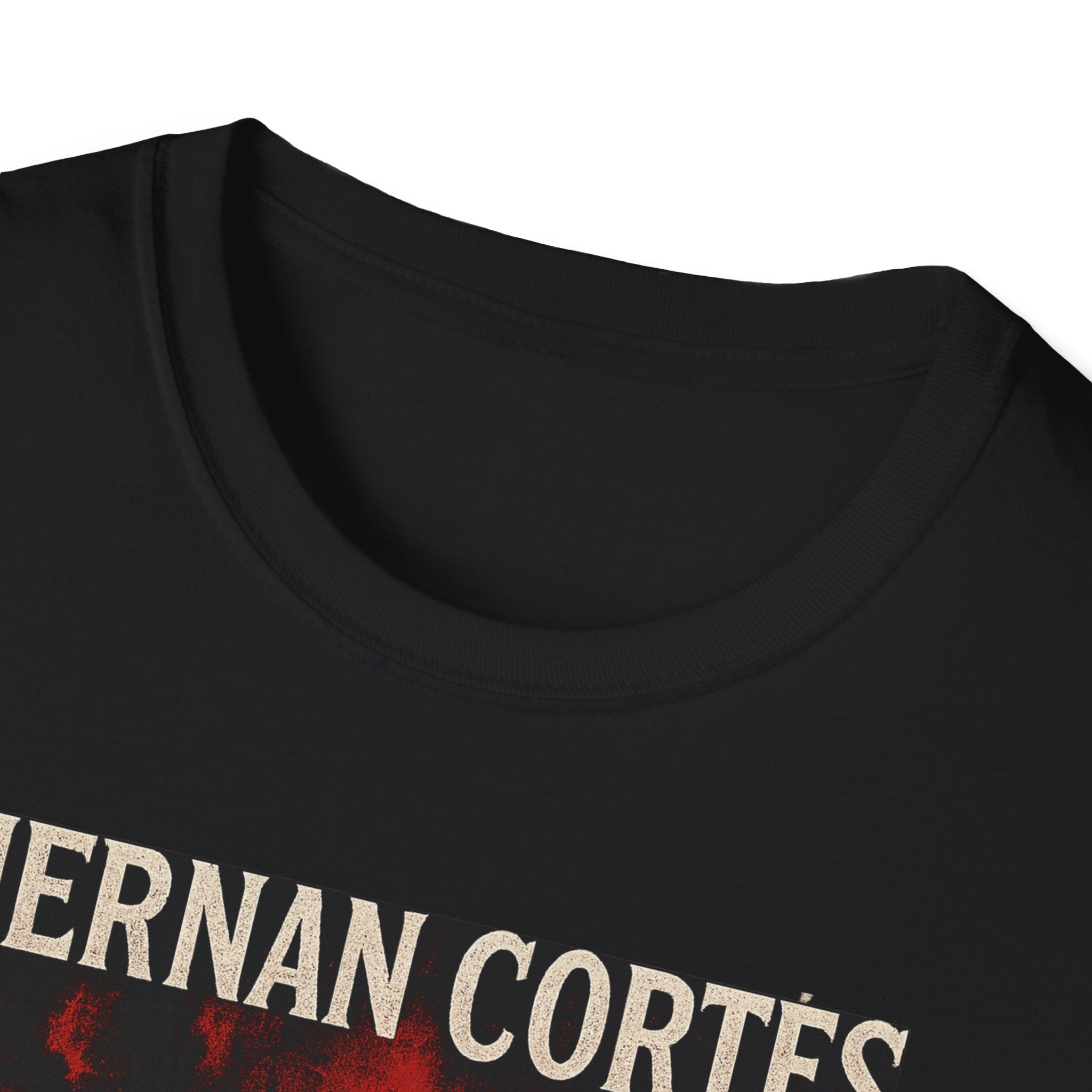 Hernan Cortes 'Burn Boats' Graphic Tee, Unisex Softstyle T-Shirt