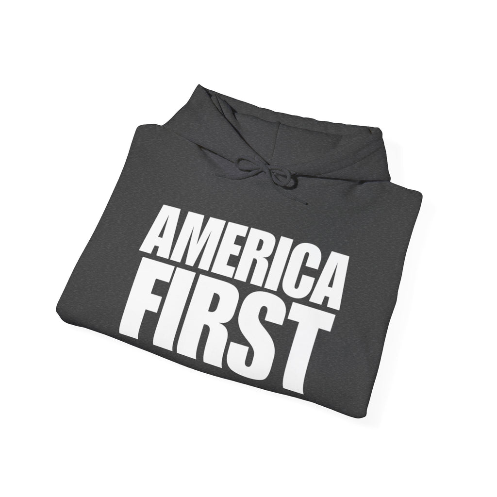 America First Pull Over Hoodie Sweatshirt