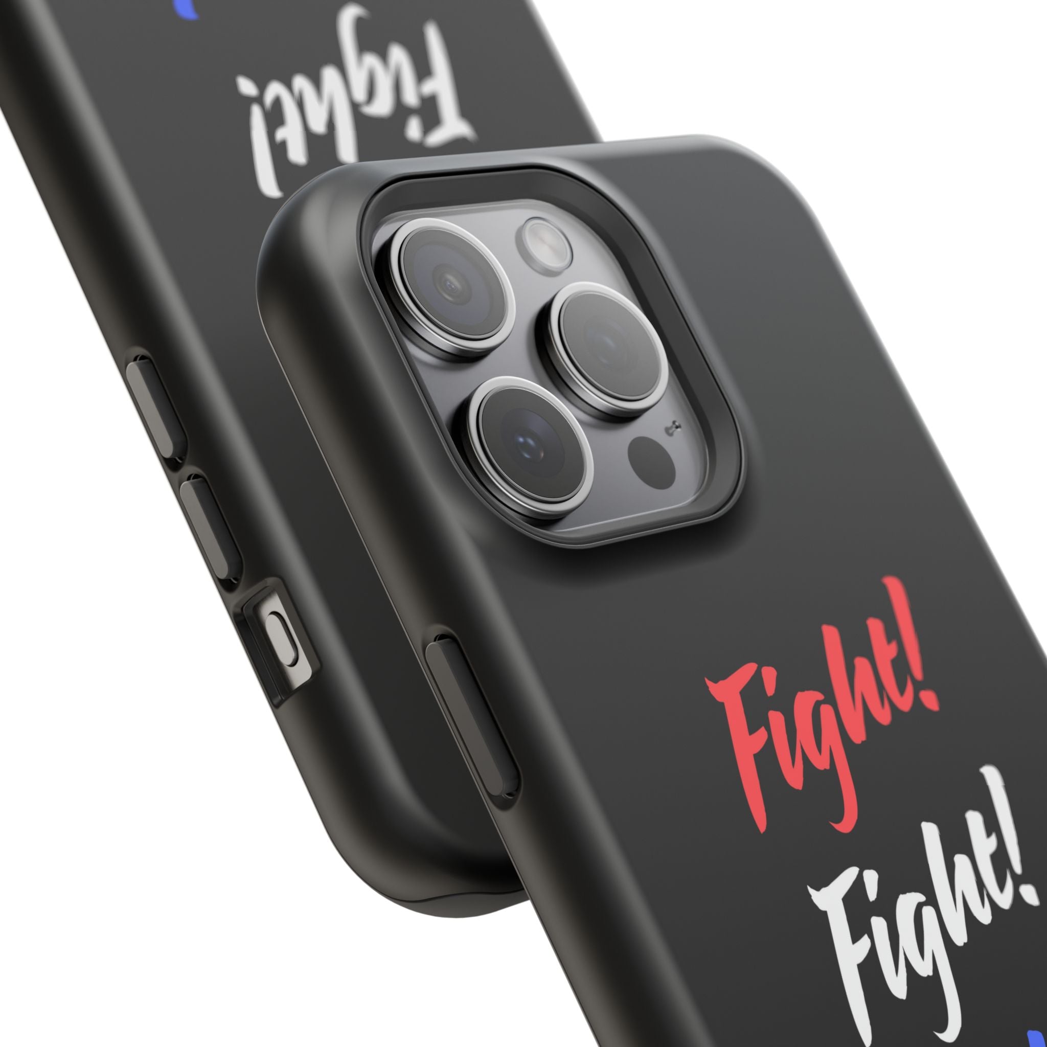 Magnetic Phone Cases, Motivational Phone Cover, Fight! Fight! Fight! Case, Personalized Phone Accessory, Unique Gift for Fighters