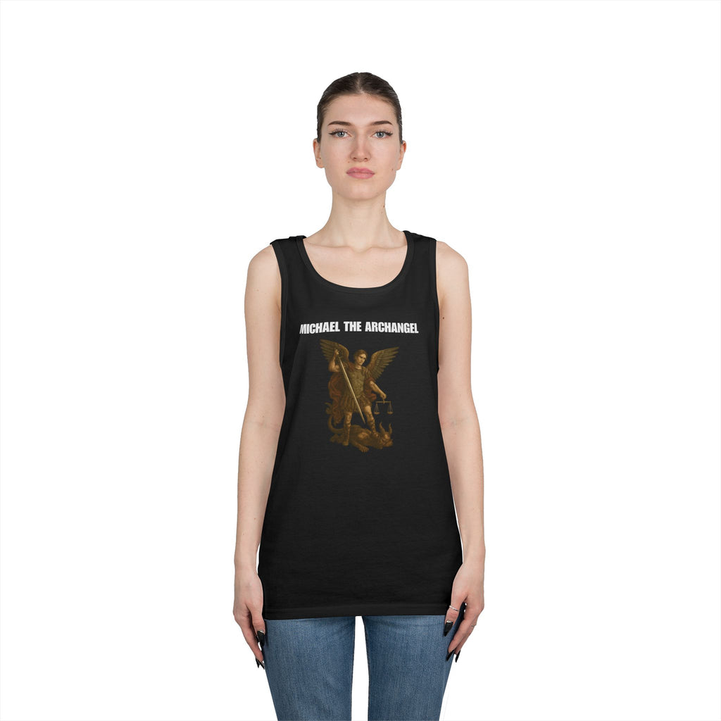 Michael The Arch Angel Heavy Cotton Tank Top