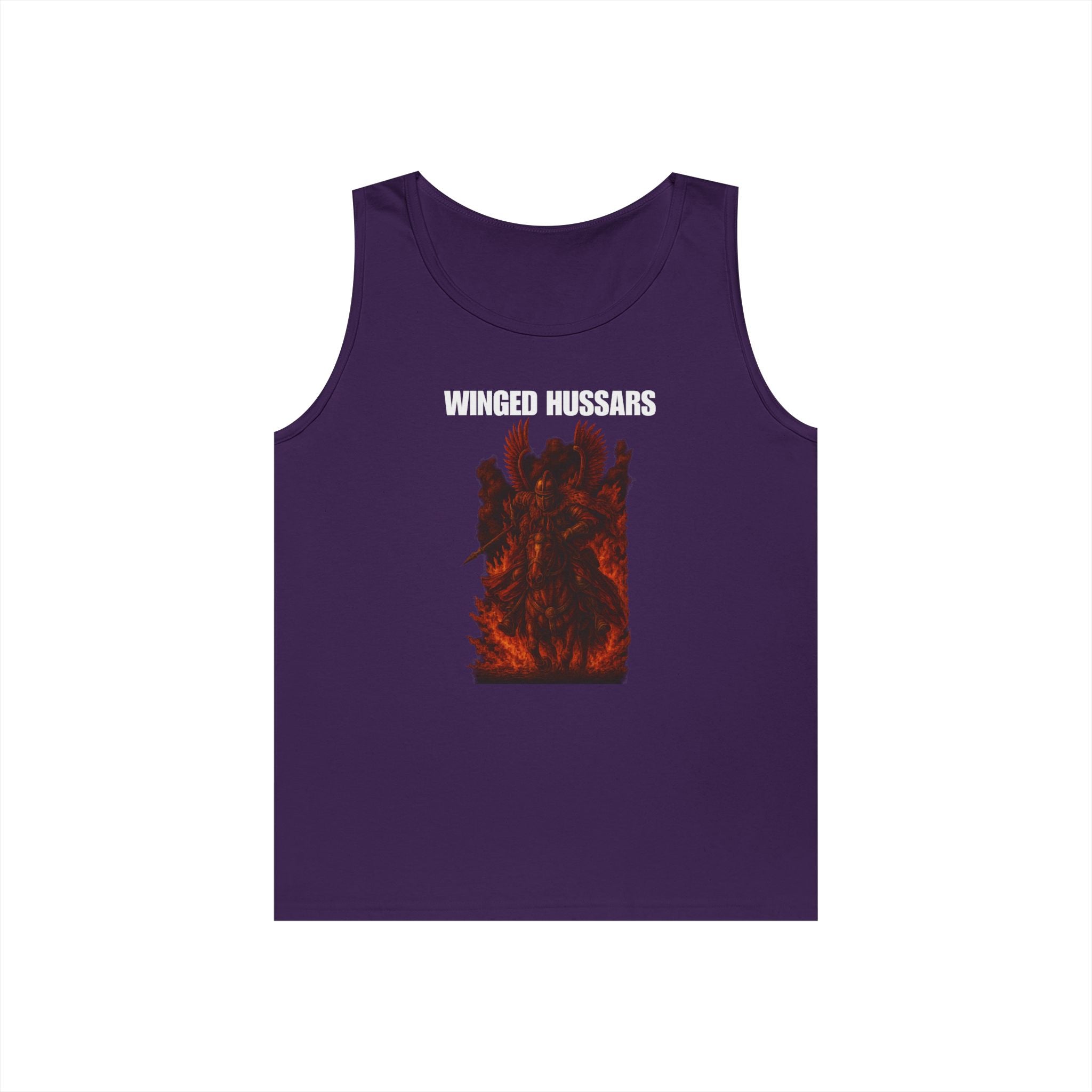 Winged Hussars Fiery Heavy Cotton Tank Top